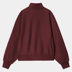 Sweats>Carhartt WIP W' American Script High Neck Sweatshirt Malbec