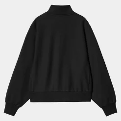 Sweats>Carhartt WIP W' American Script High Neck Sweatshirt Black