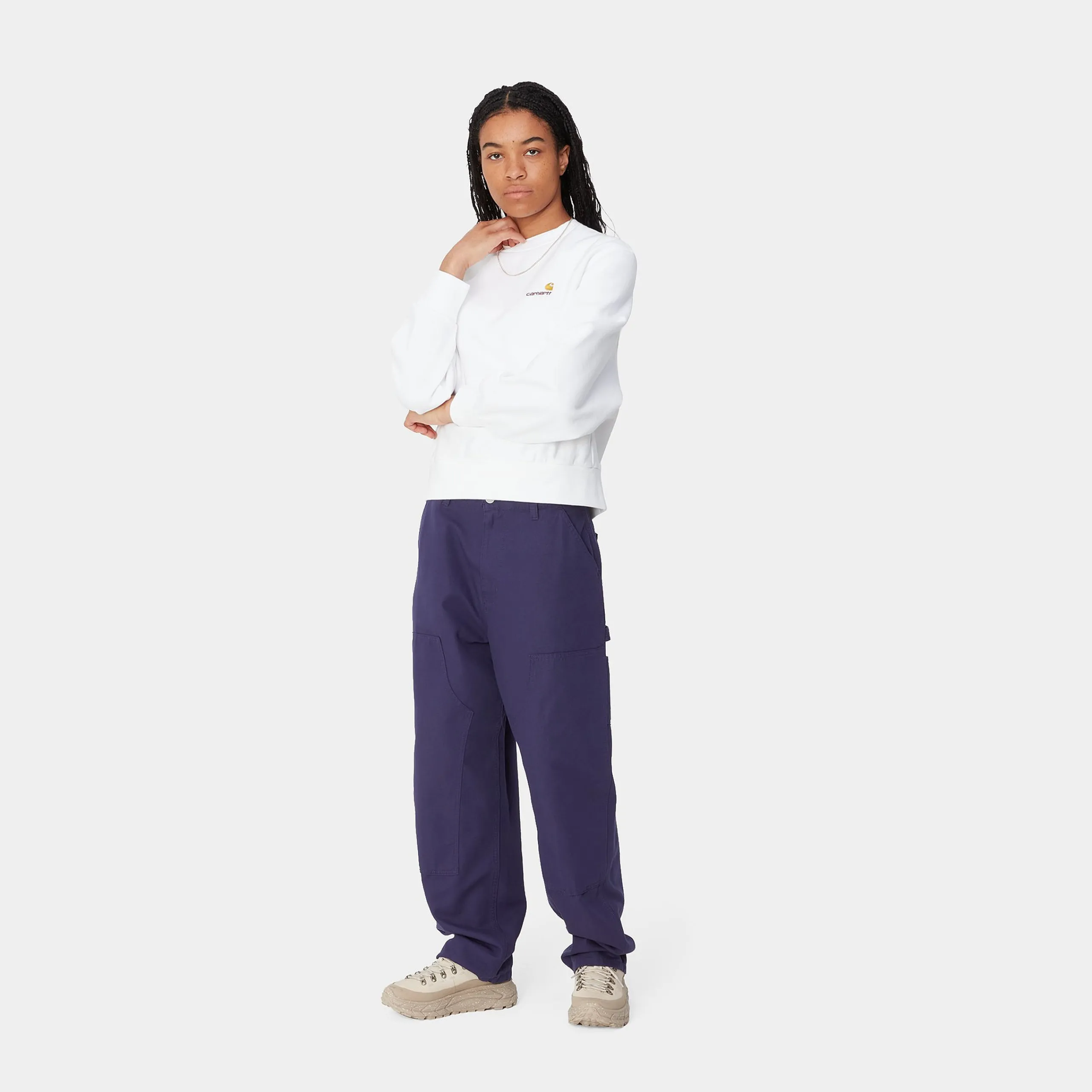 Hosen>Carhartt WIP W' Brandon Double Knee Pant Aura