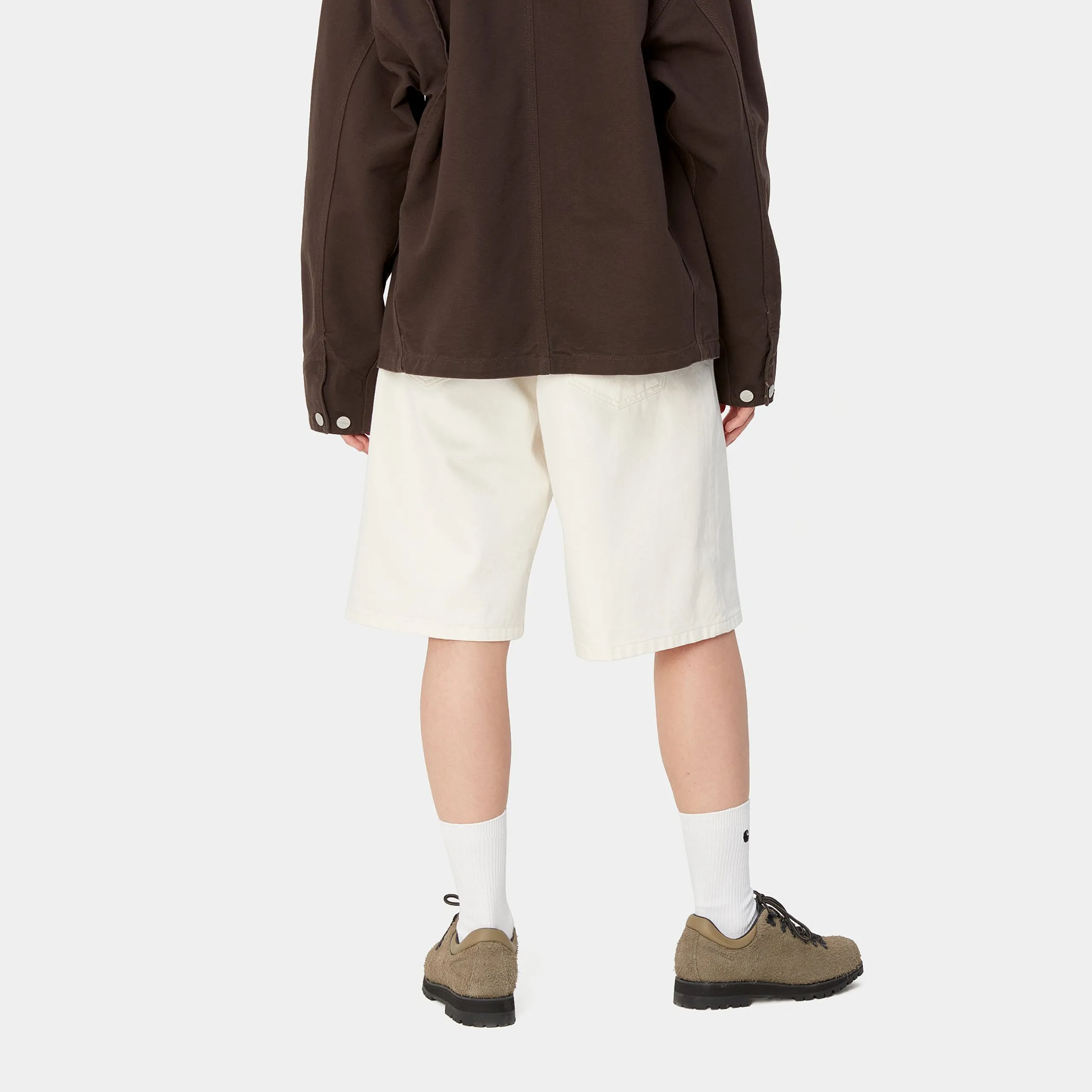 Denim|Shorts>Carhartt WIP W' Brandon Short White