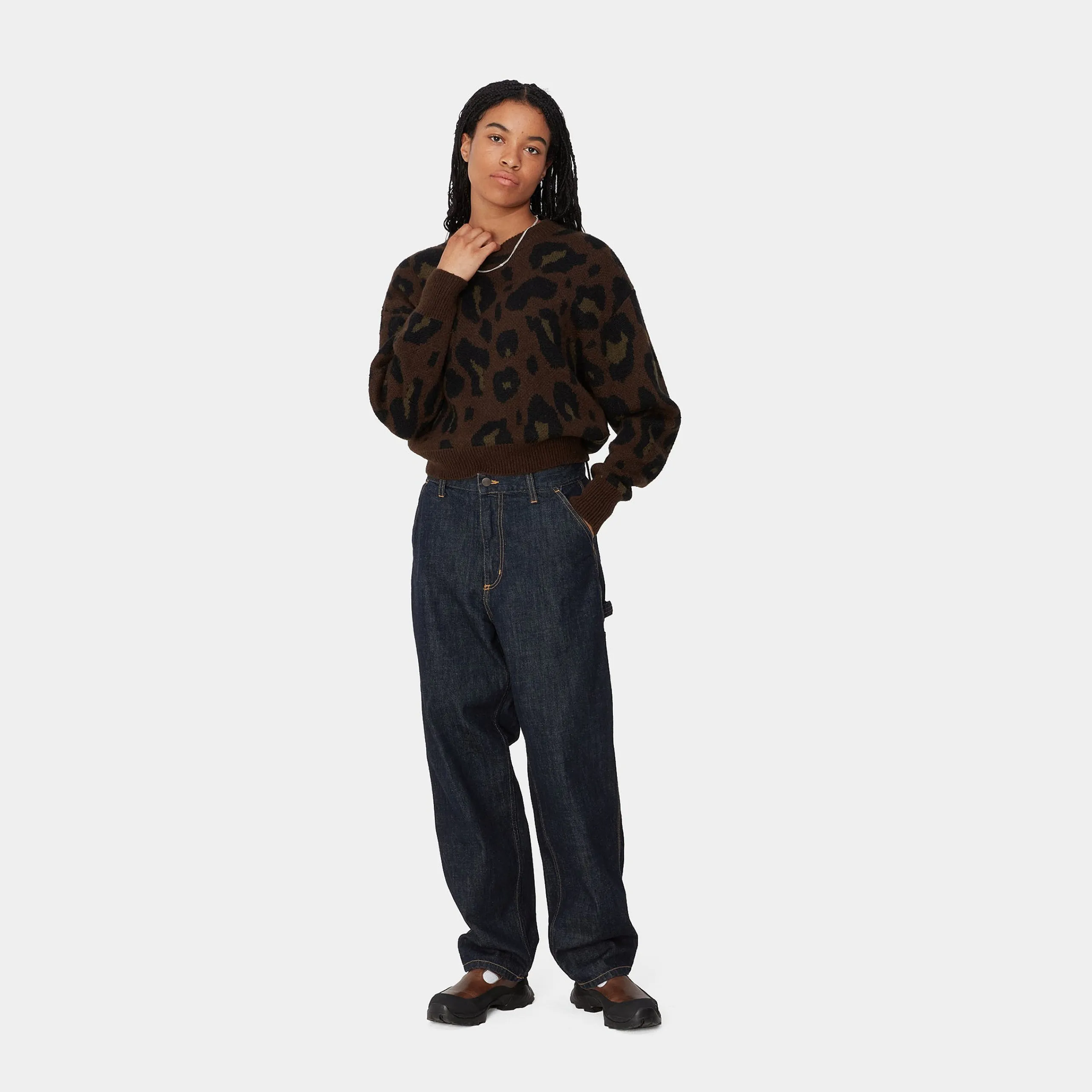 Hosen>Carhartt WIP W' Brandon Single Knee Pant Blue