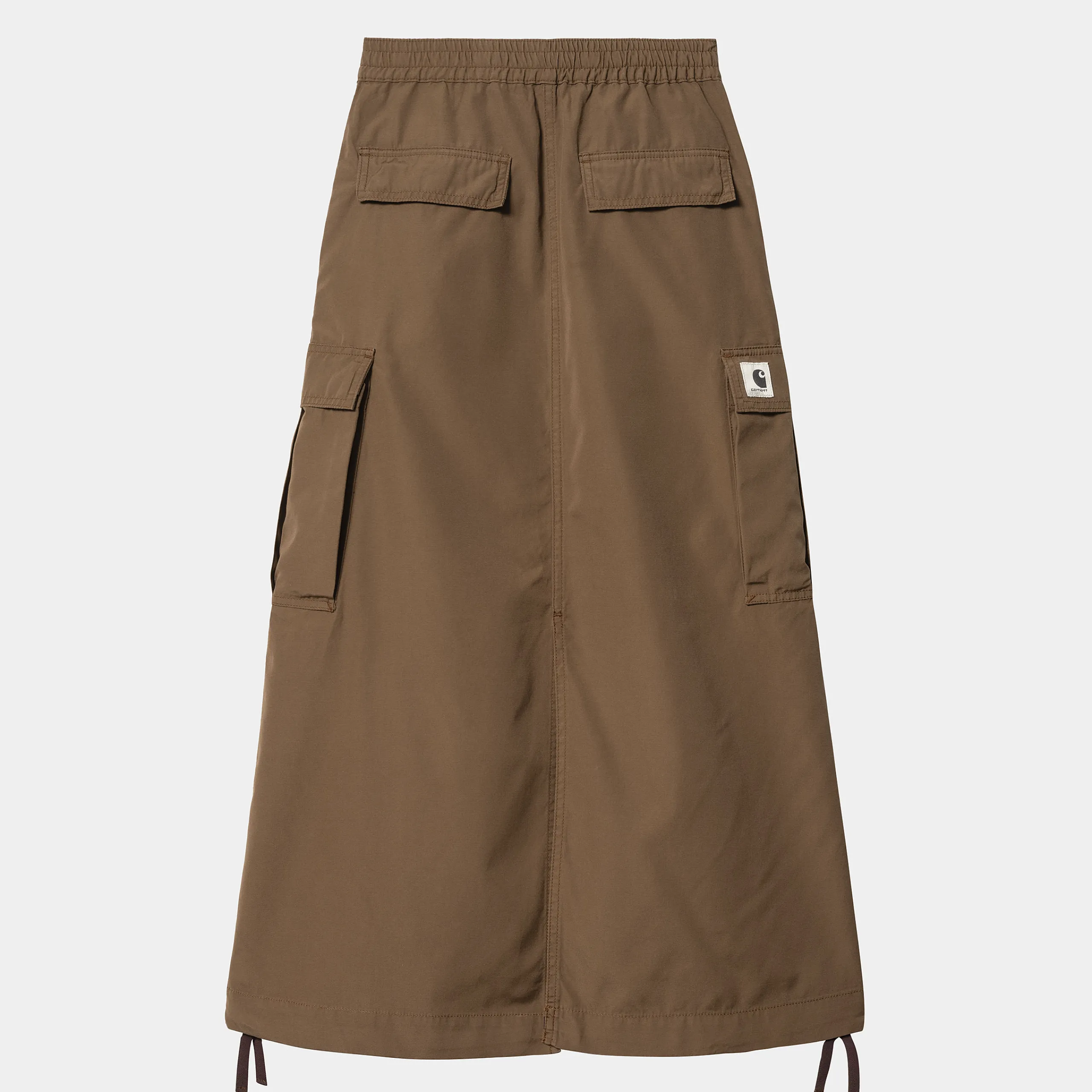 Kleider & Röcke>Carhartt WIP W' Cargo Skirt Long Chocolate