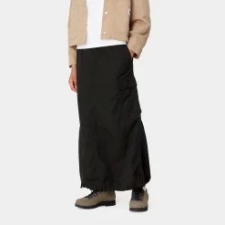 Kleider & Röcke>Carhartt WIP W' Cargo Skirt Long Black