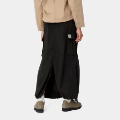 Kleider & Röcke>Carhartt WIP W' Cargo Skirt Long Black