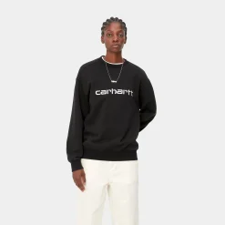 Sweats>Carhartt WIP W' Carhartt Sweatshirt Black / White
