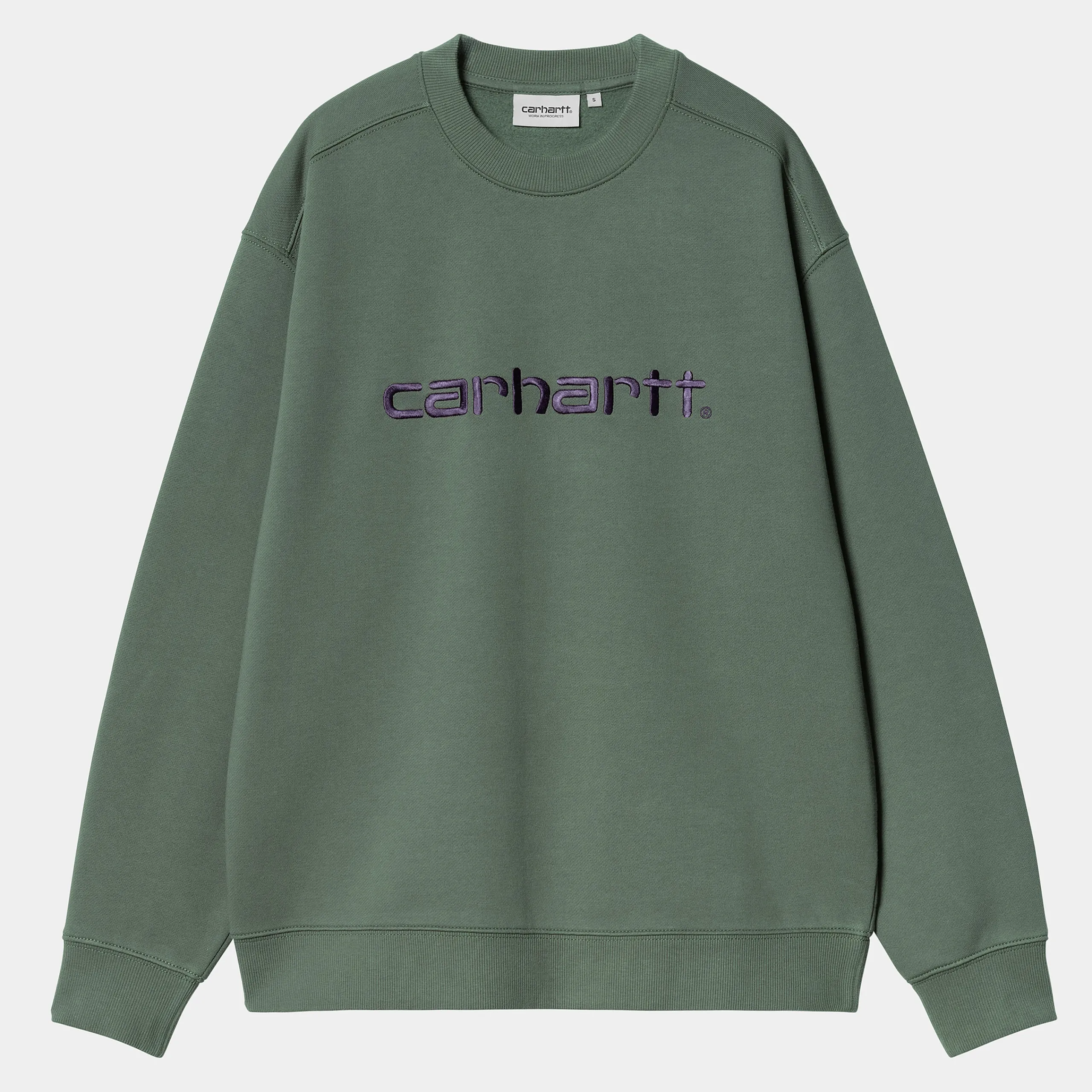 Sweats>Carhartt WIP W' Carhartt Sweatshirt Duck Green / Aura