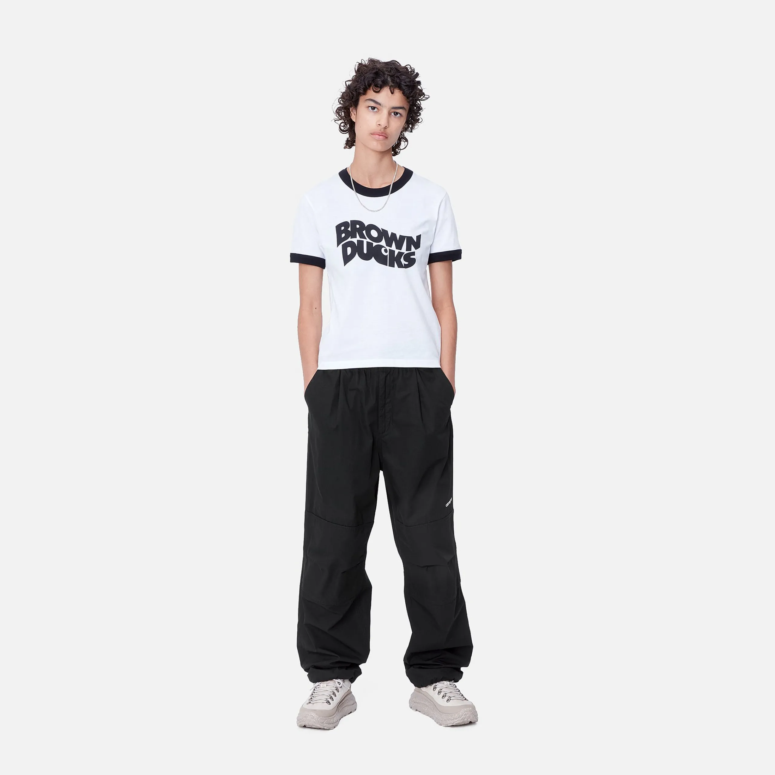 Hosen>Carhartt WIP W' Coastal Pant Black / White