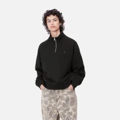 Sweats>Carhartt WIP W' Colburn High Neck Sweat Black