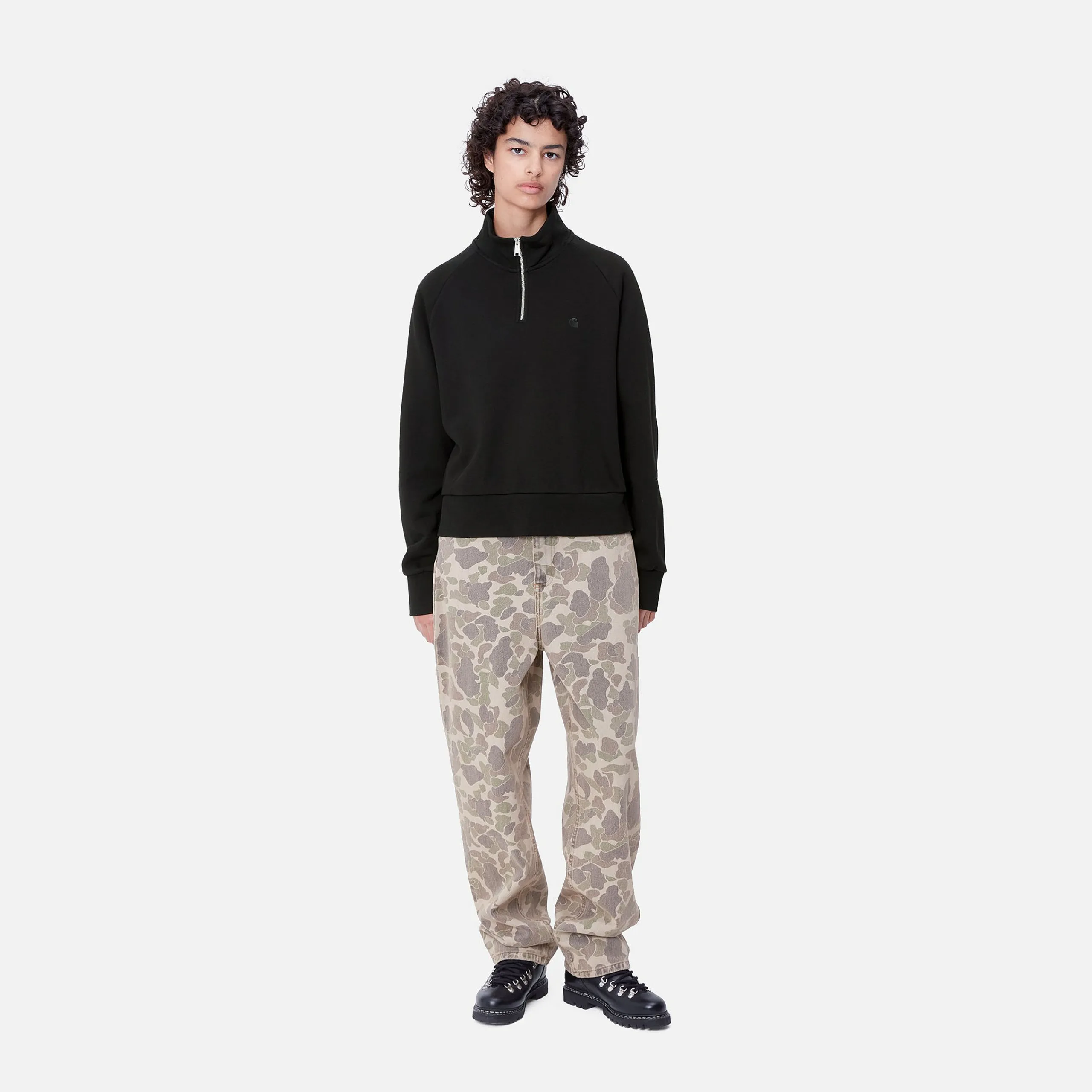 Sweats>Carhartt WIP W' Colburn High Neck Sweat Black