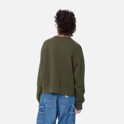 Sweats>Carhartt WIP W' Colburn Sweat Office Green