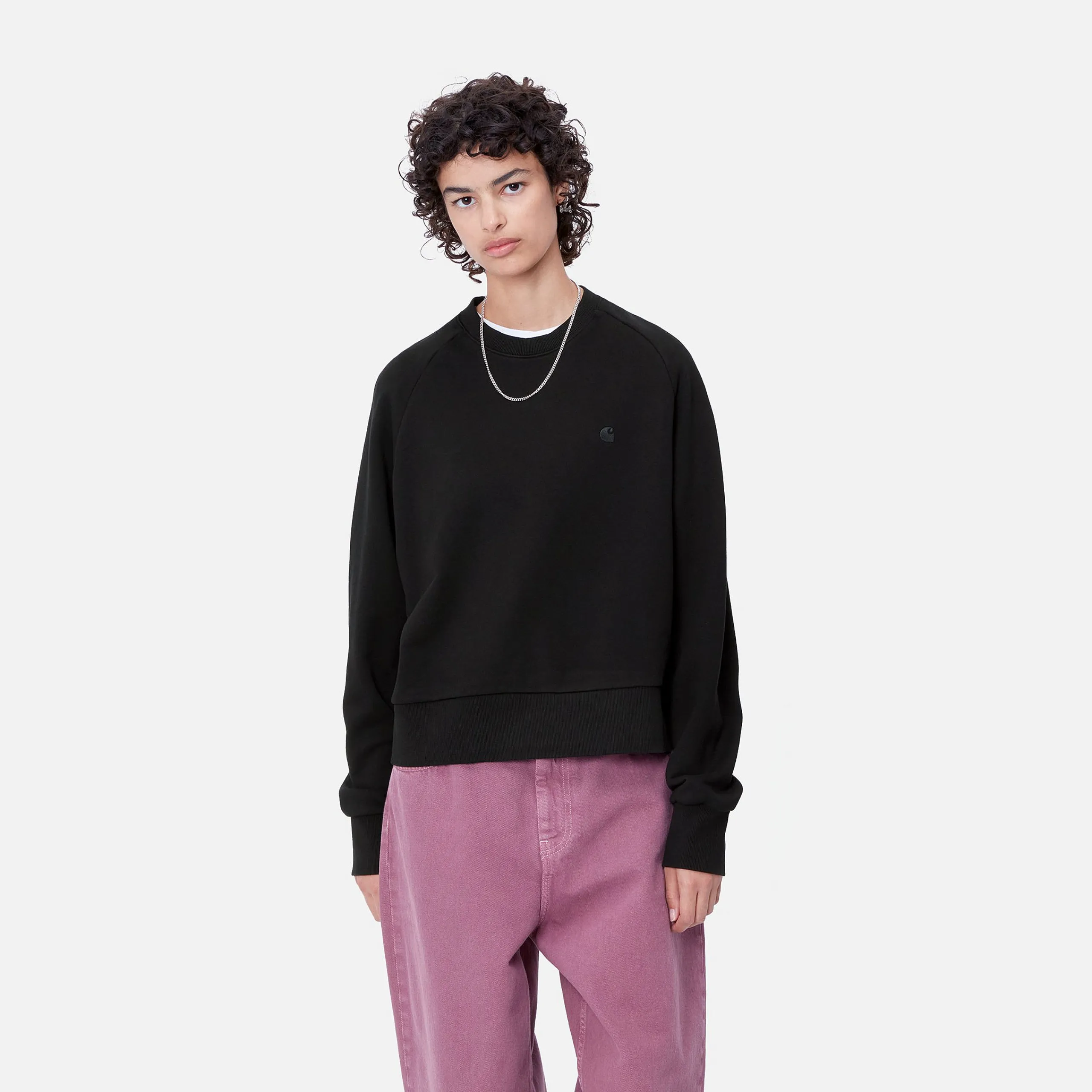 Sweats>Carhartt WIP W' Colburn Sweat Black