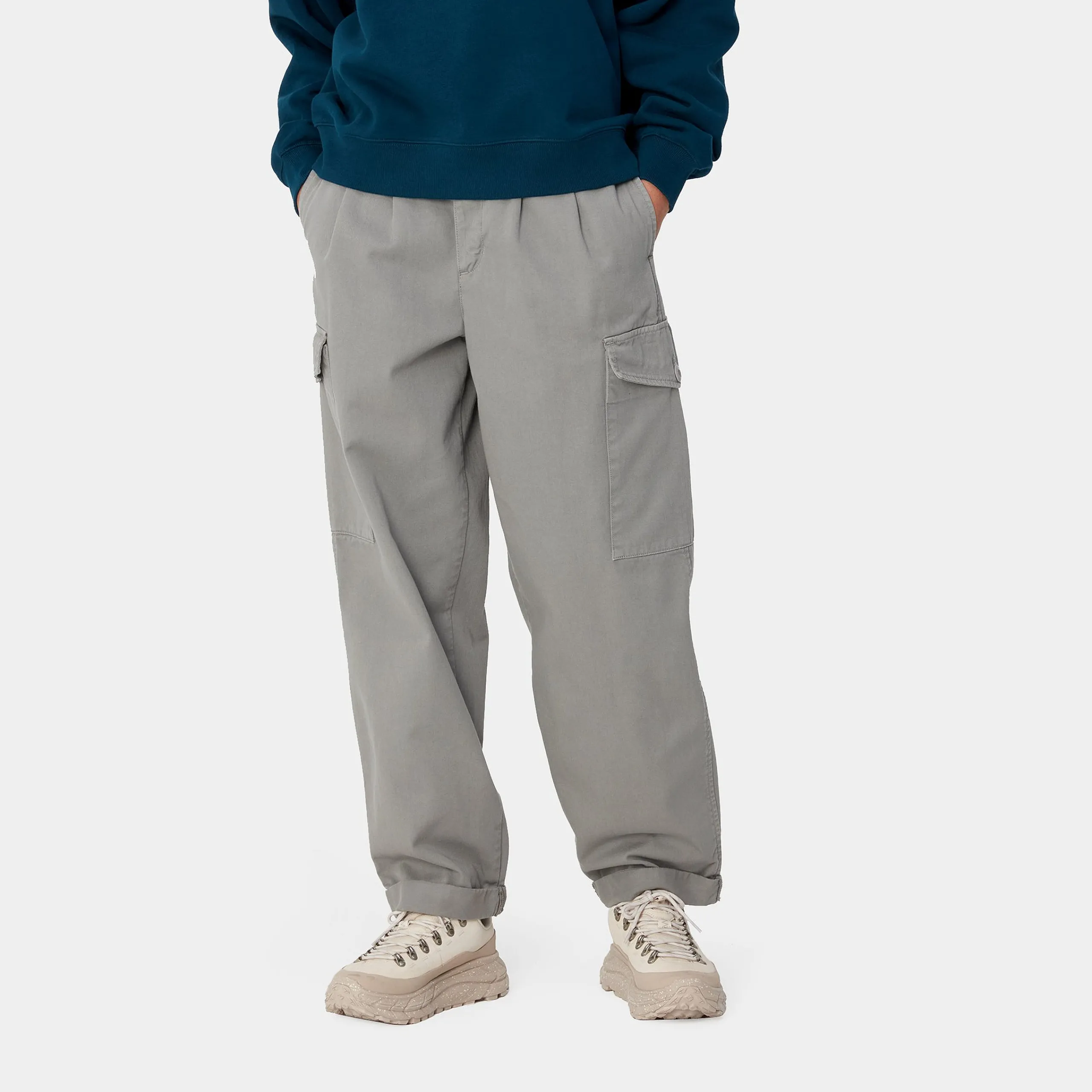 Hosen>Carhartt WIP W' Collins Pant Misty Grey