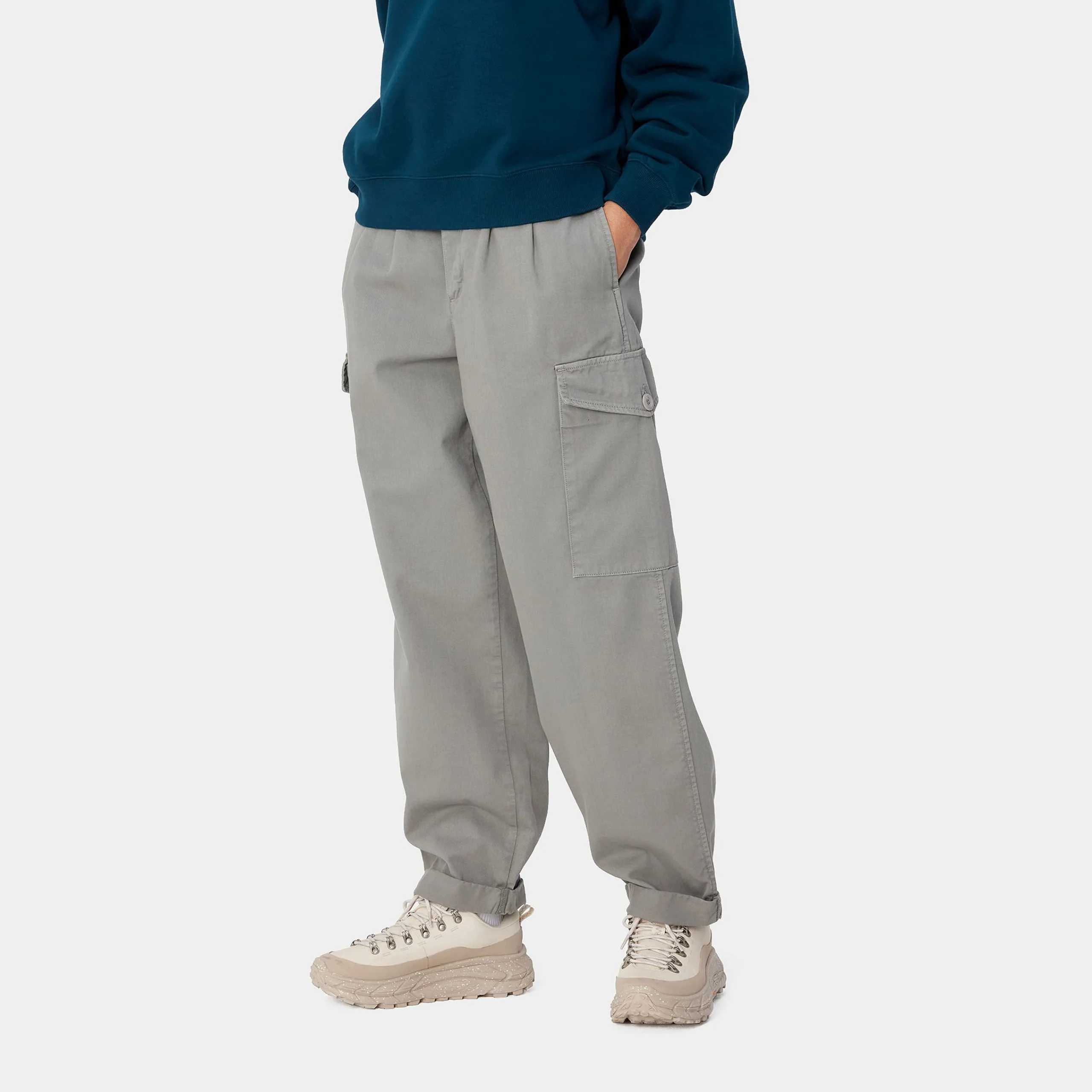 Hosen>Carhartt WIP W' Collins Pant Misty Grey
