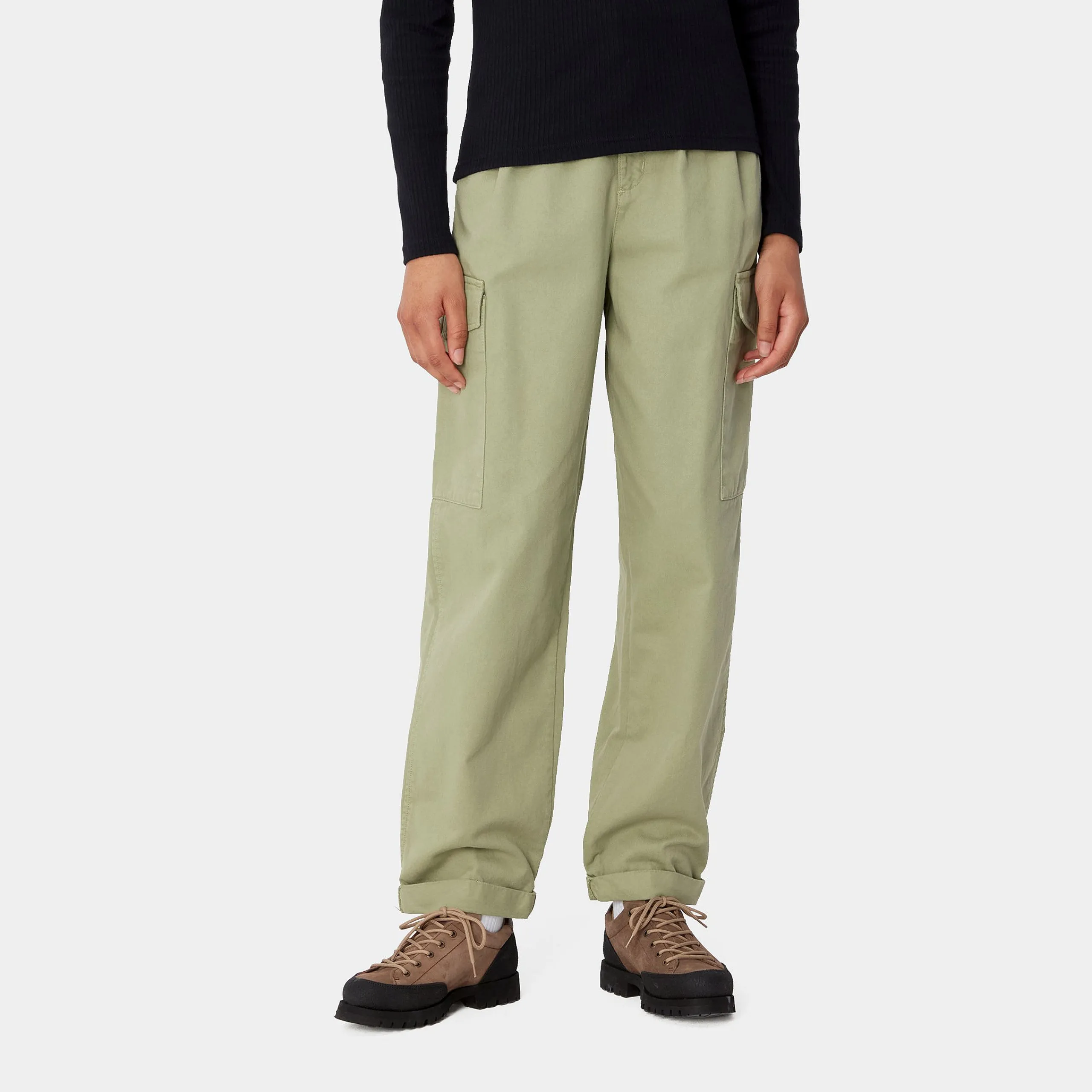Hosen>Carhartt WIP W' Collins Pant Misty Green