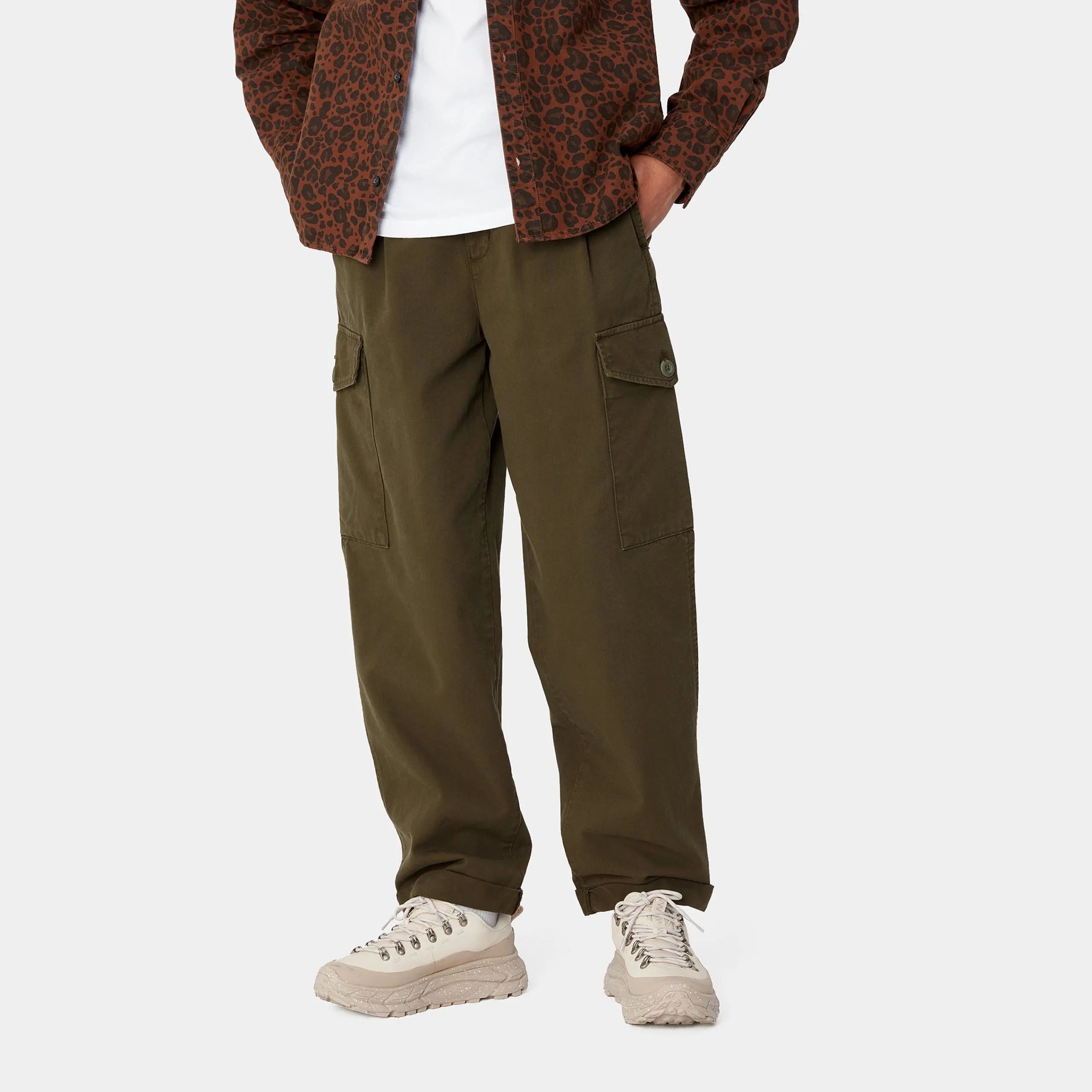 Hosen>Carhartt WIP W' Collins Pant Office Green