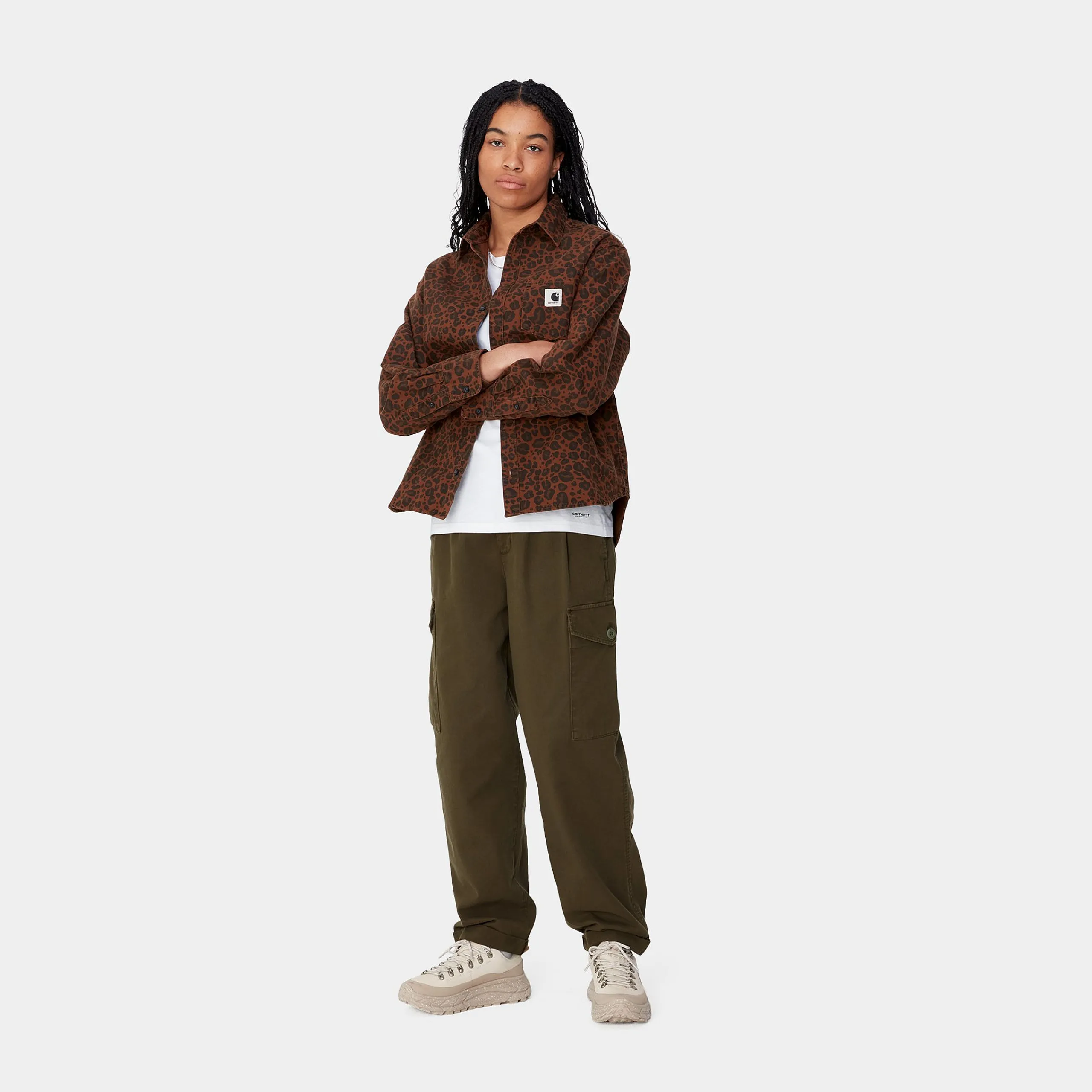Hosen>Carhartt WIP W' Collins Pant Office Green