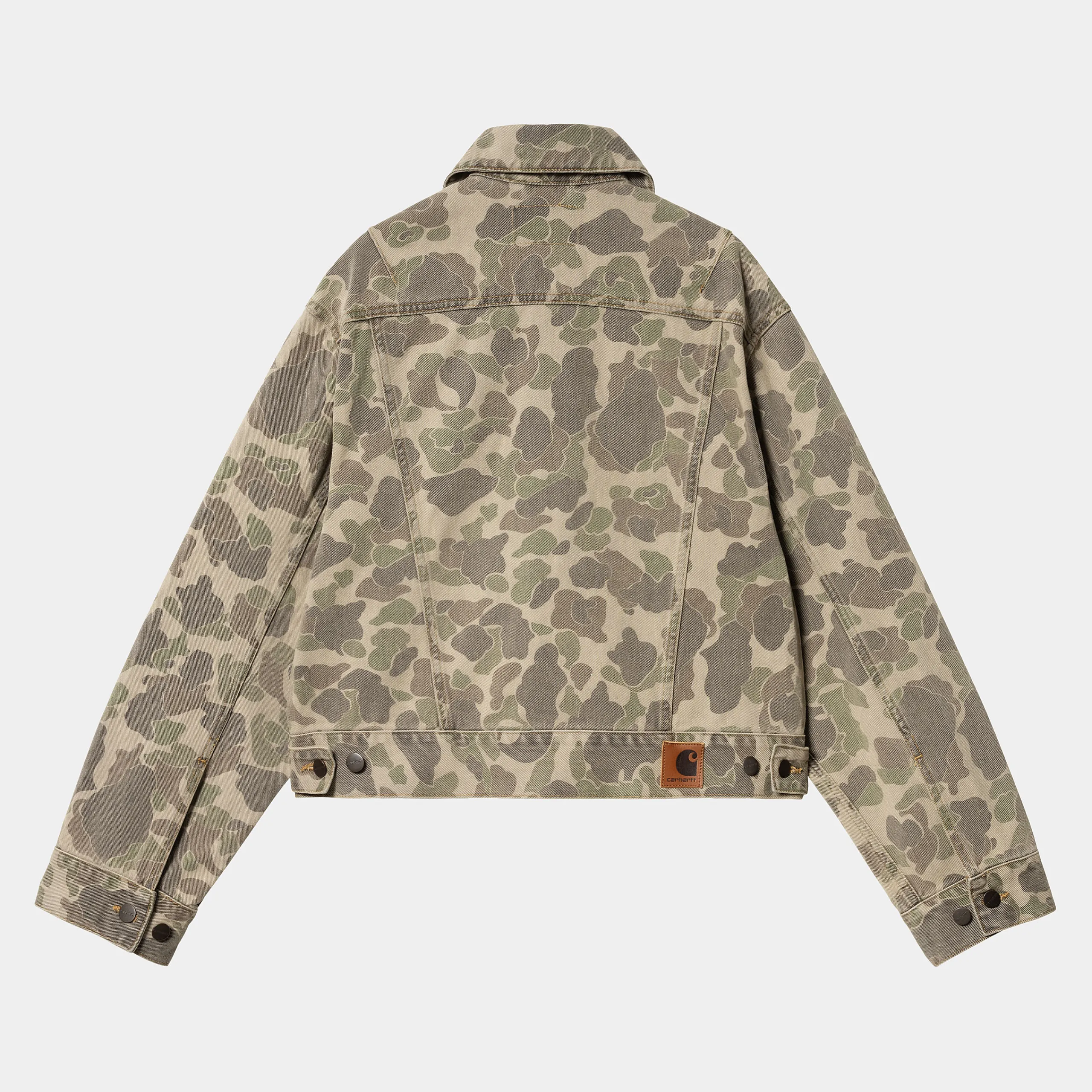Jacken|Denim>Carhartt WIP W' Duck Orell Jacket Camo Duck, Black