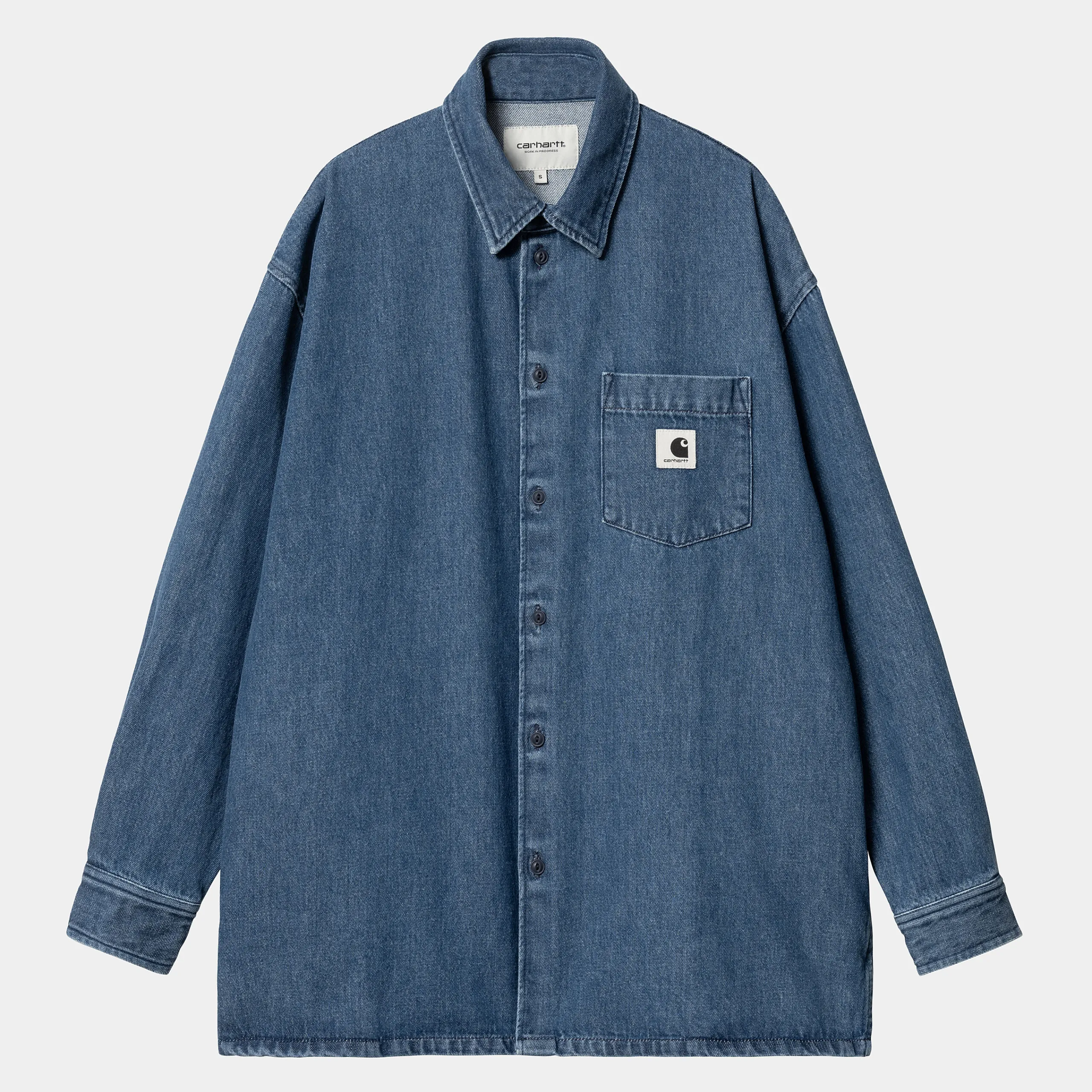 Jacken|Hemden>Carhartt WIP W' Glennon Shirt Jac Blue