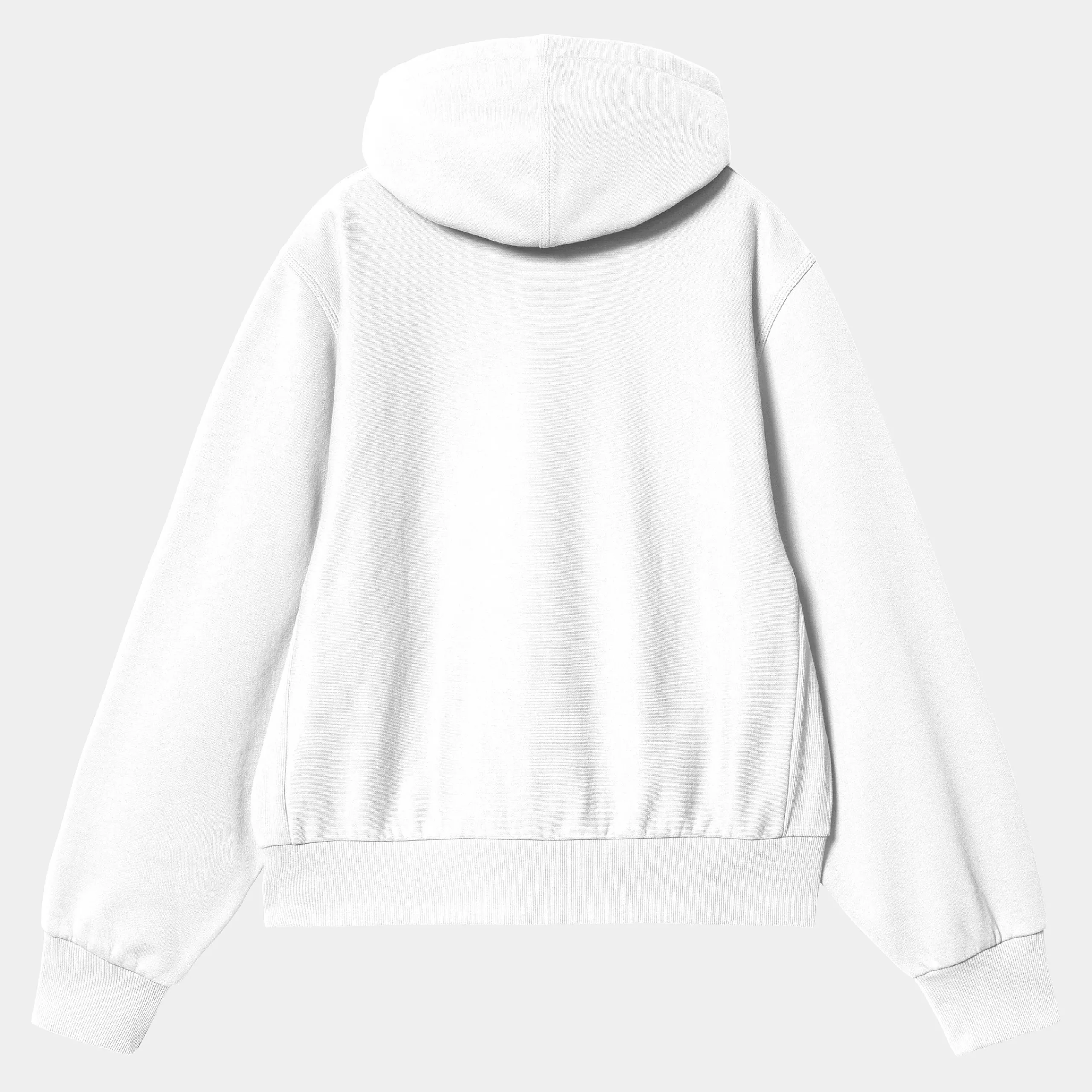 Sweats>Carhartt WIP W' Hooded American Script Sweatshirt White