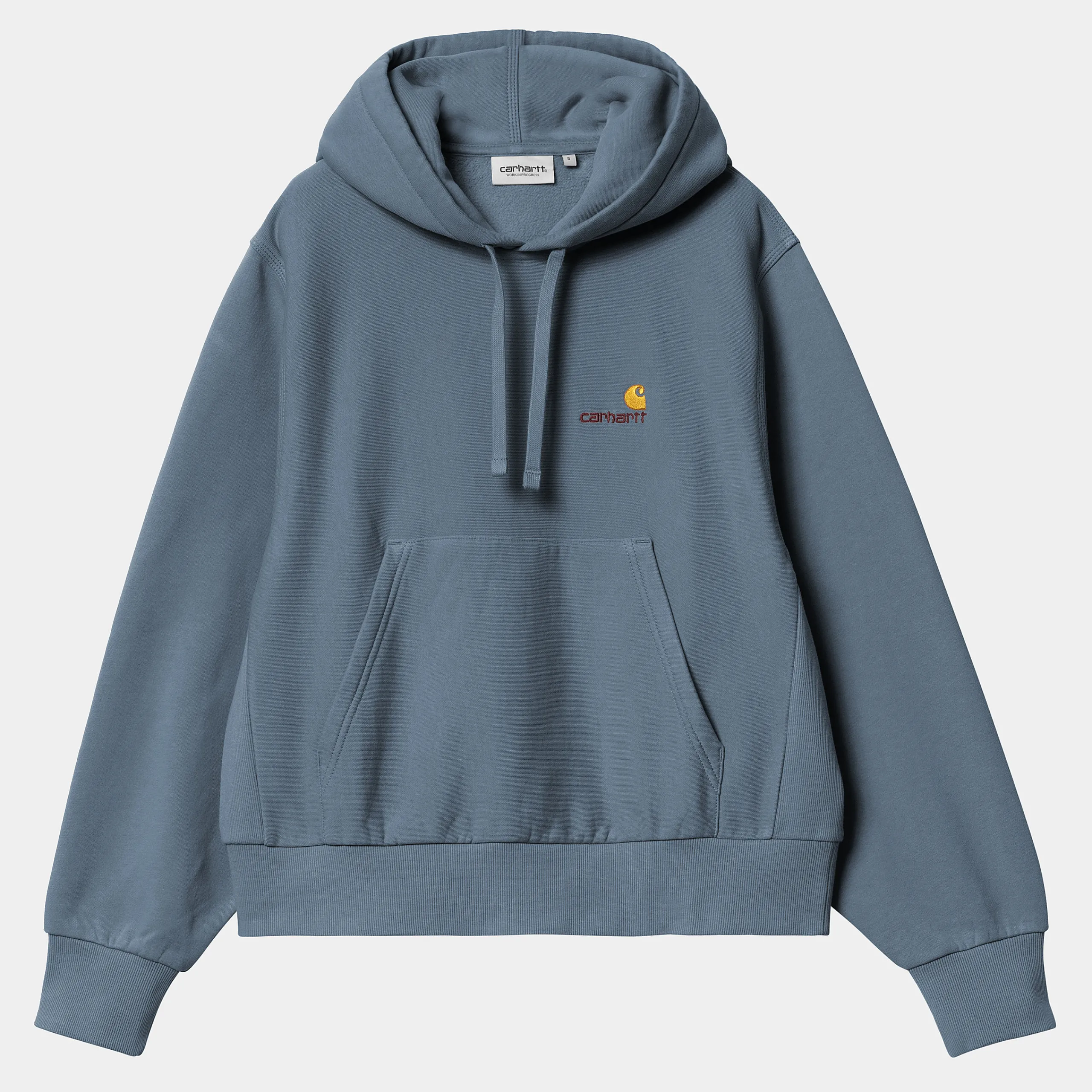 Sweats>Carhartt WIP W' Hooded American Script Sweatshirt Positano