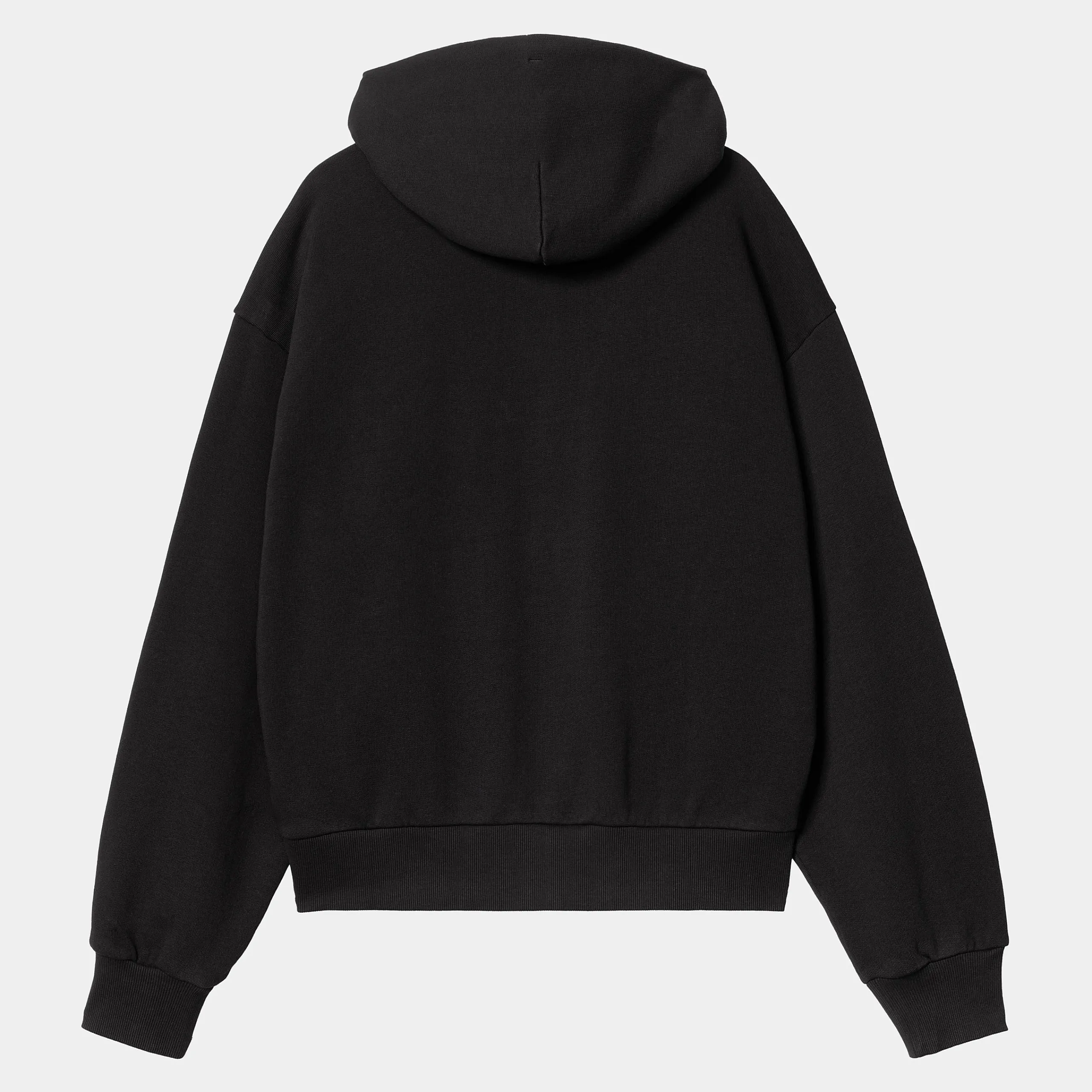 Sweats>Carhartt WIP W' Hooded Brown Ducks Sweat Jacket Black