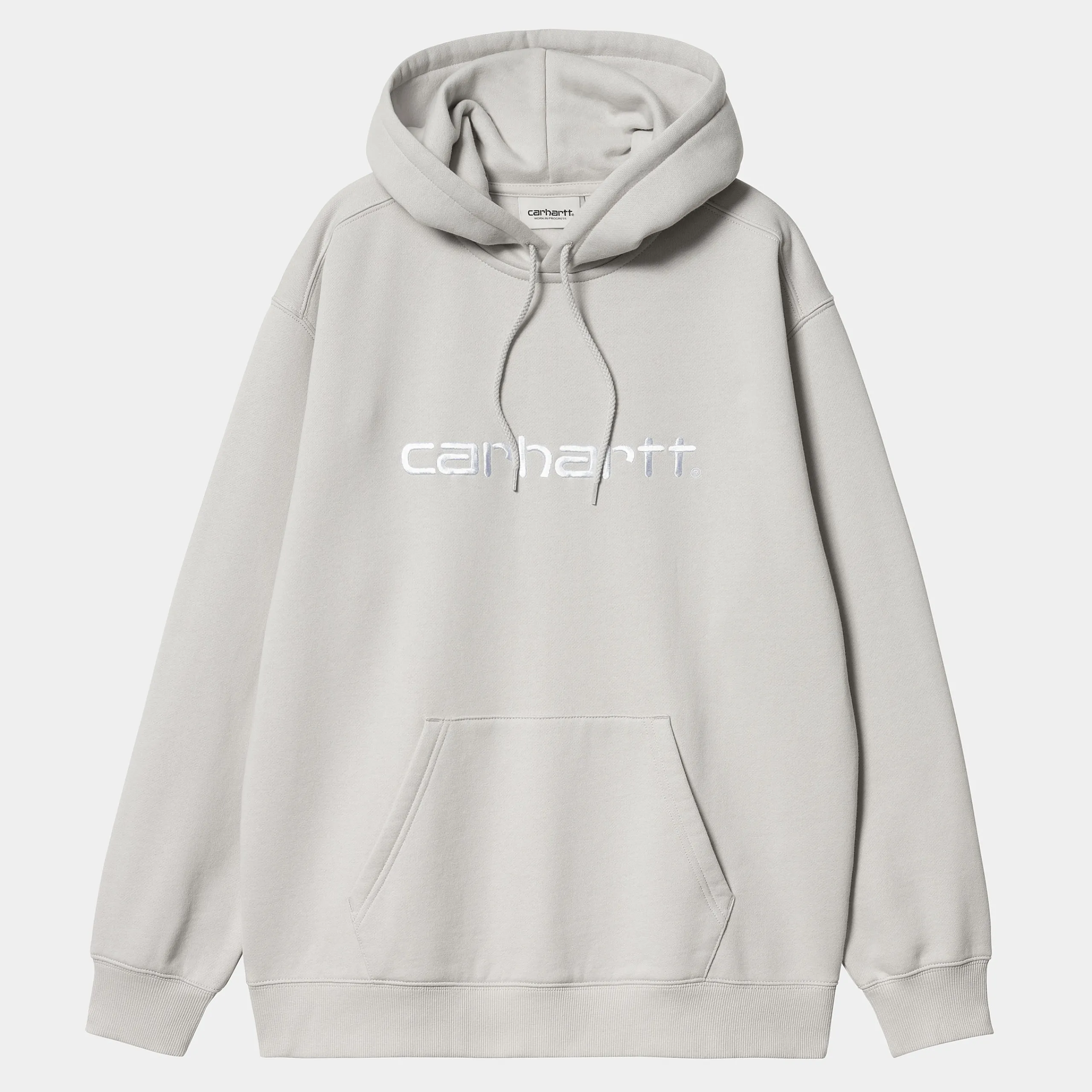 Sweats>Carhartt WIP W' Hooded Carhartt Sweatshirt Basalt / White