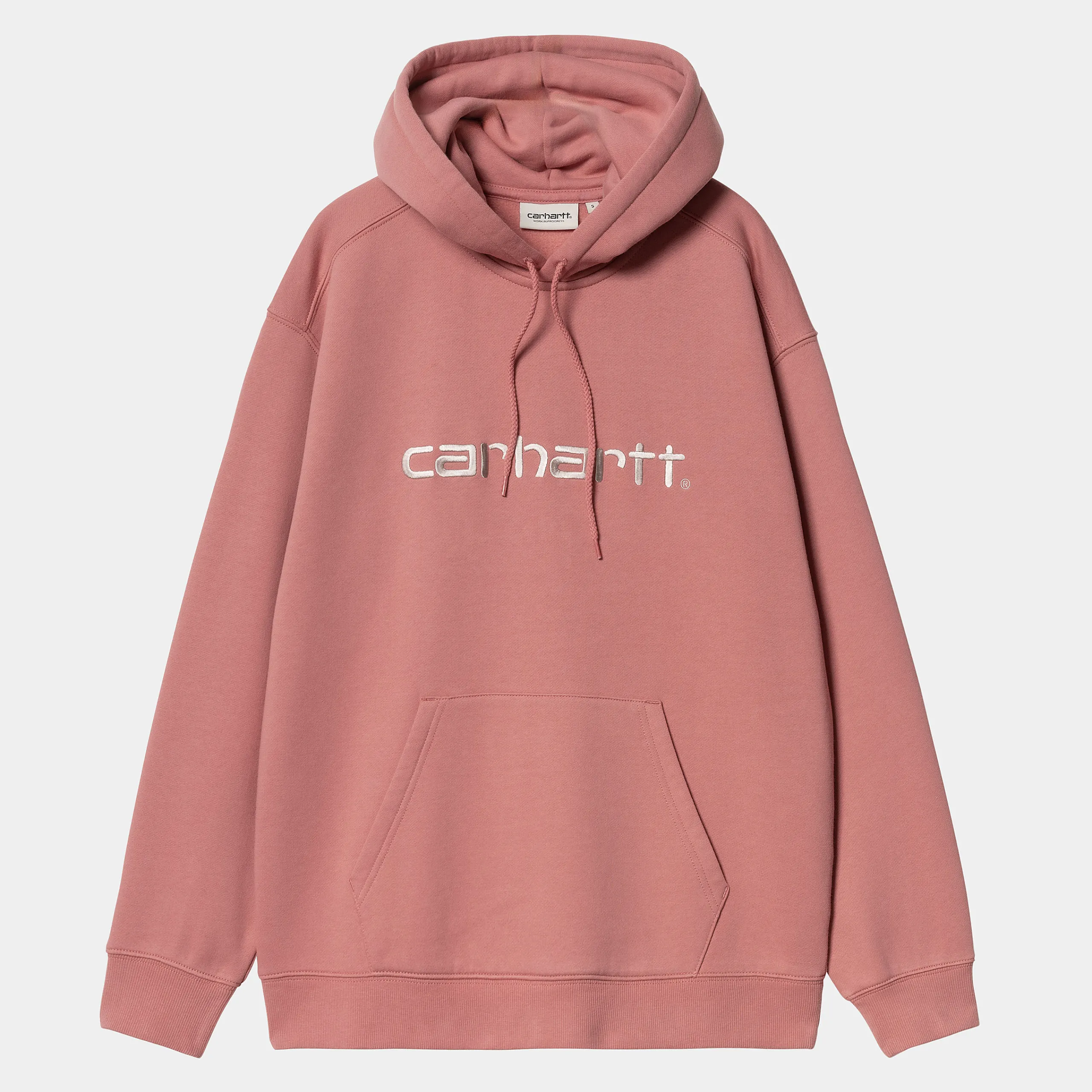 Sweats>Carhartt WIP W' Hooded Carhartt Sweatshirt Dusty Rose / Moonbeam