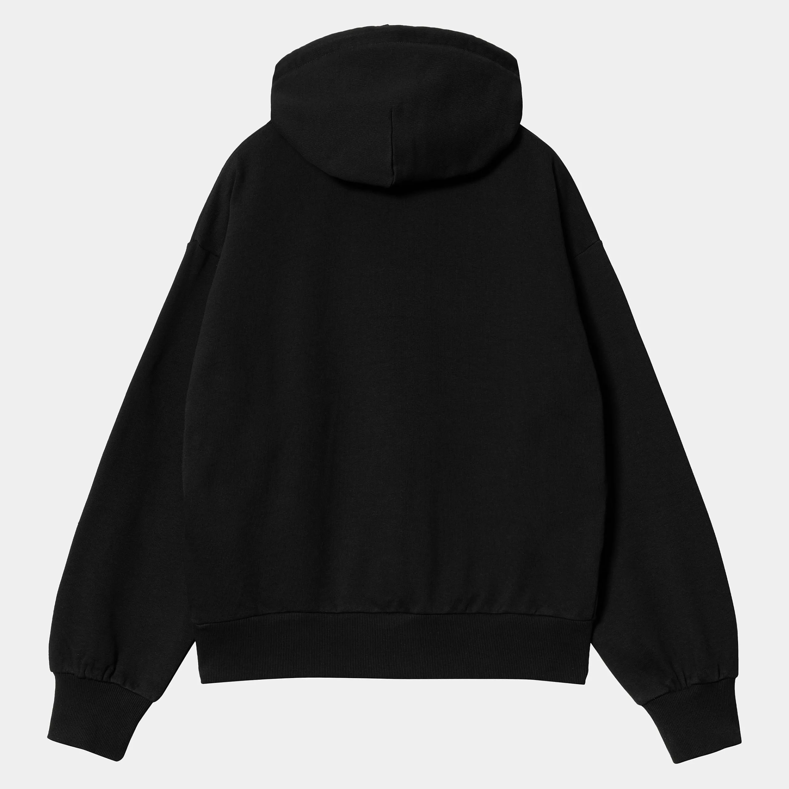 Sweats>Carhartt WIP W' Hooded Casey Sweatshirt Black / Silver