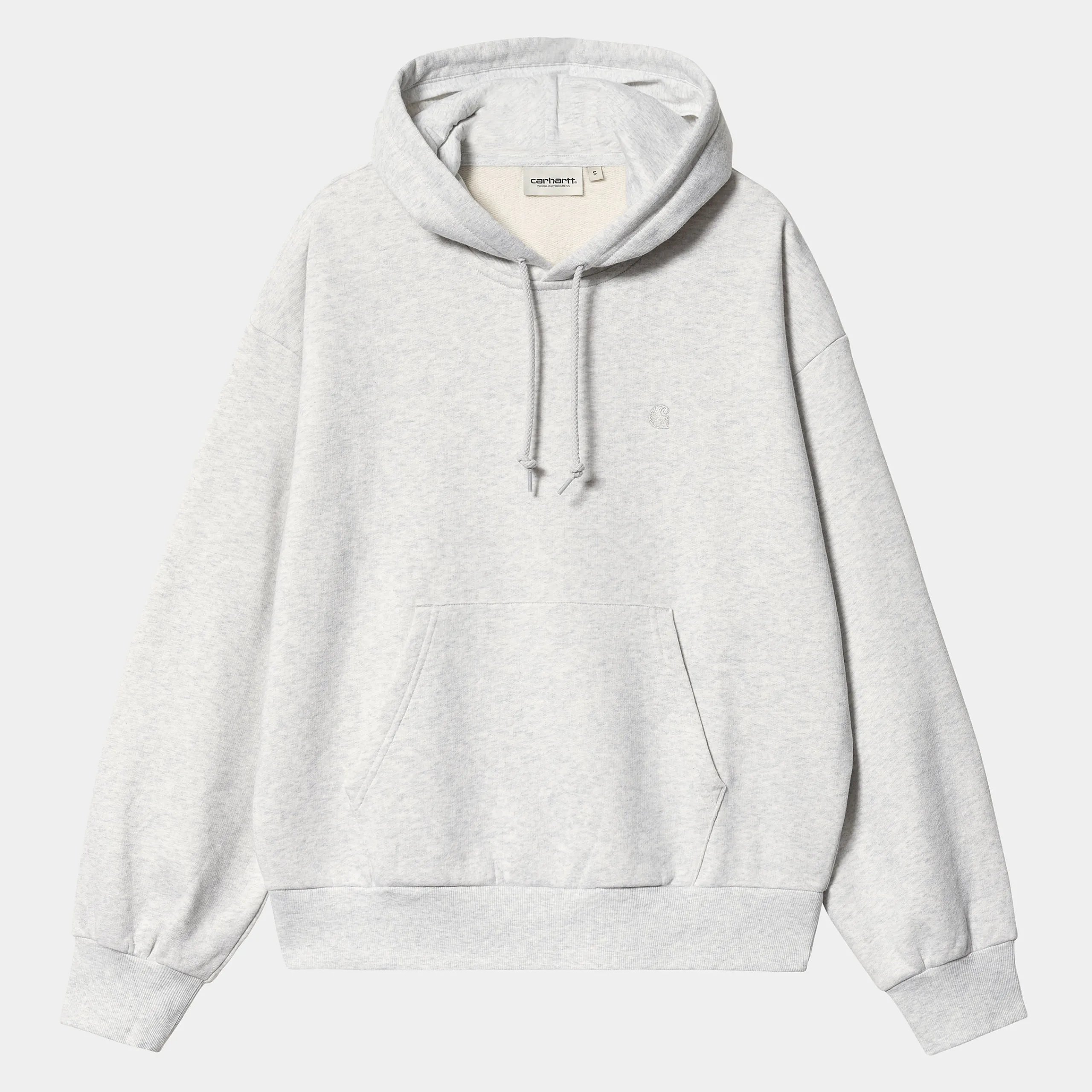 Sweats>Carhartt WIP W' Hooded Casey Sweatshirt Ash Heather / Silver