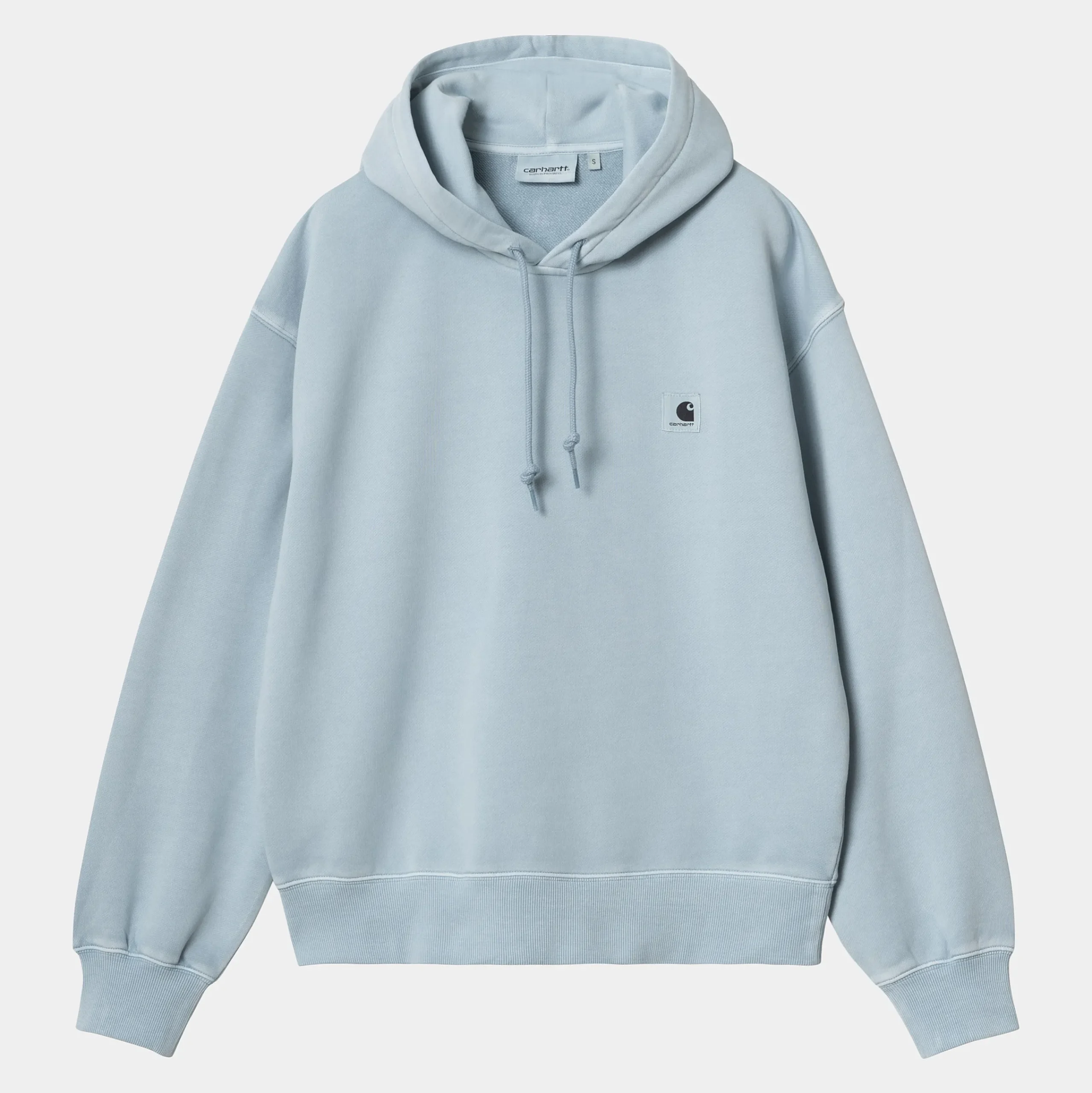 Sweats>Carhartt WIP W' Hooded Nelson Sweatshirt Dusty Ice