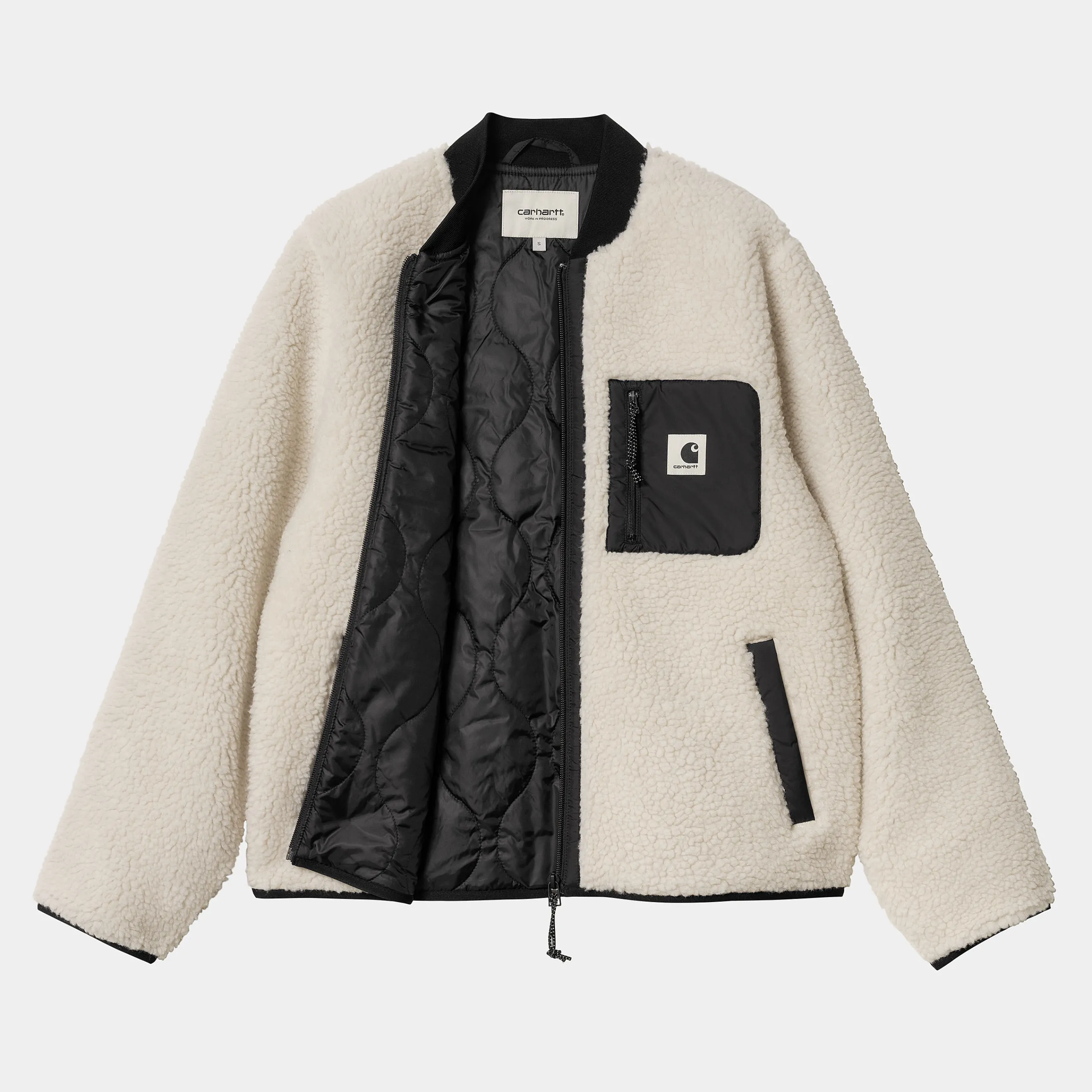 Jacken>Carhartt WIP W' Janet Liner Moonbeam / Black