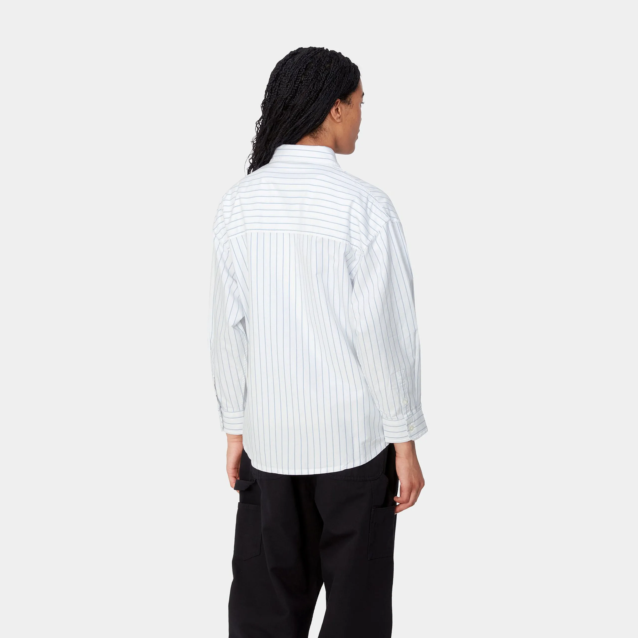 Hemden>Carhartt WIP W' L/S Dowlen Shirt Dowlen Stripe, White / White