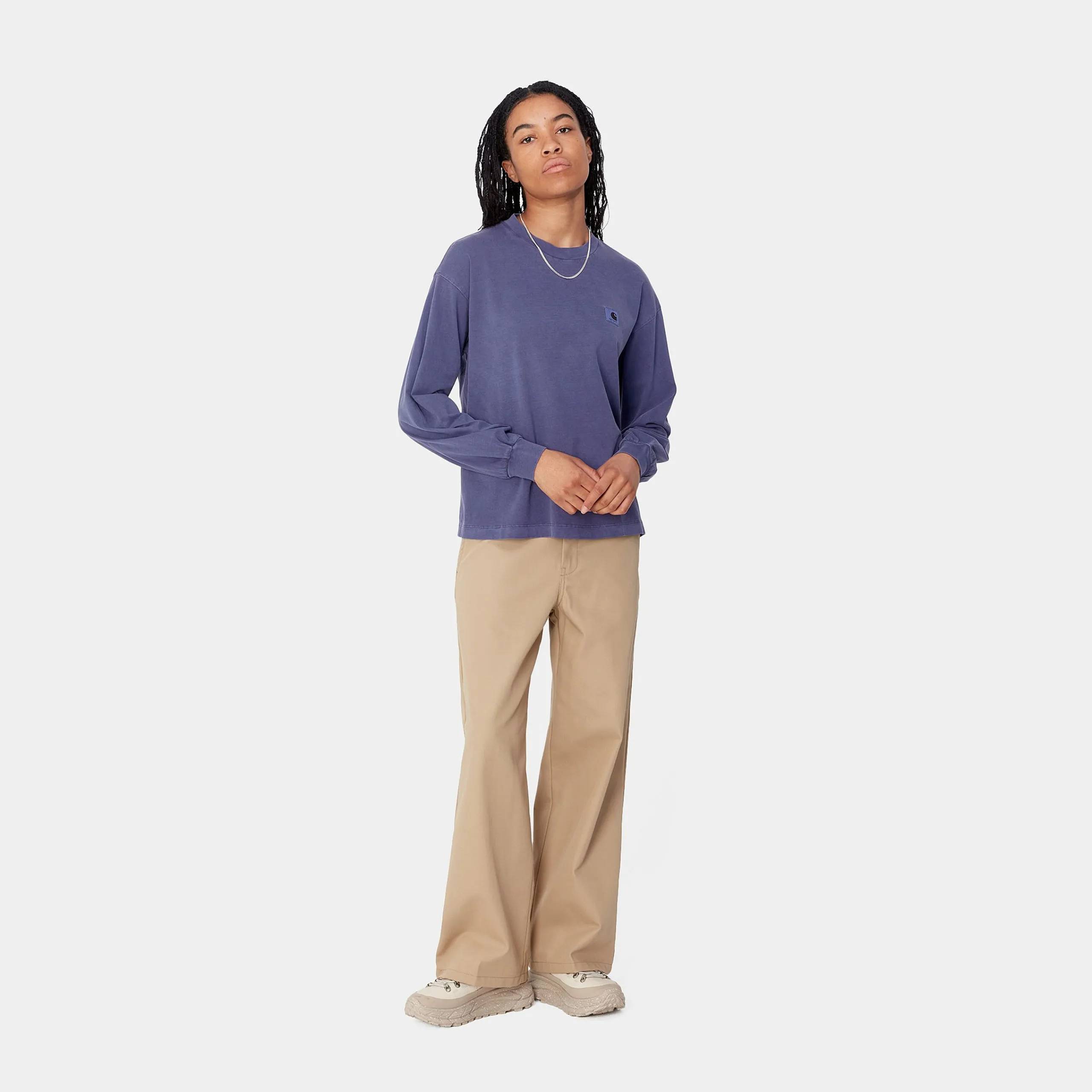 T-Shirts>Carhartt WIP W' L/S Nelson T-Shirt Aura