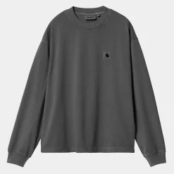 T-Shirts>Carhartt WIP W' L/S Nelson T-Shirt Graphite
