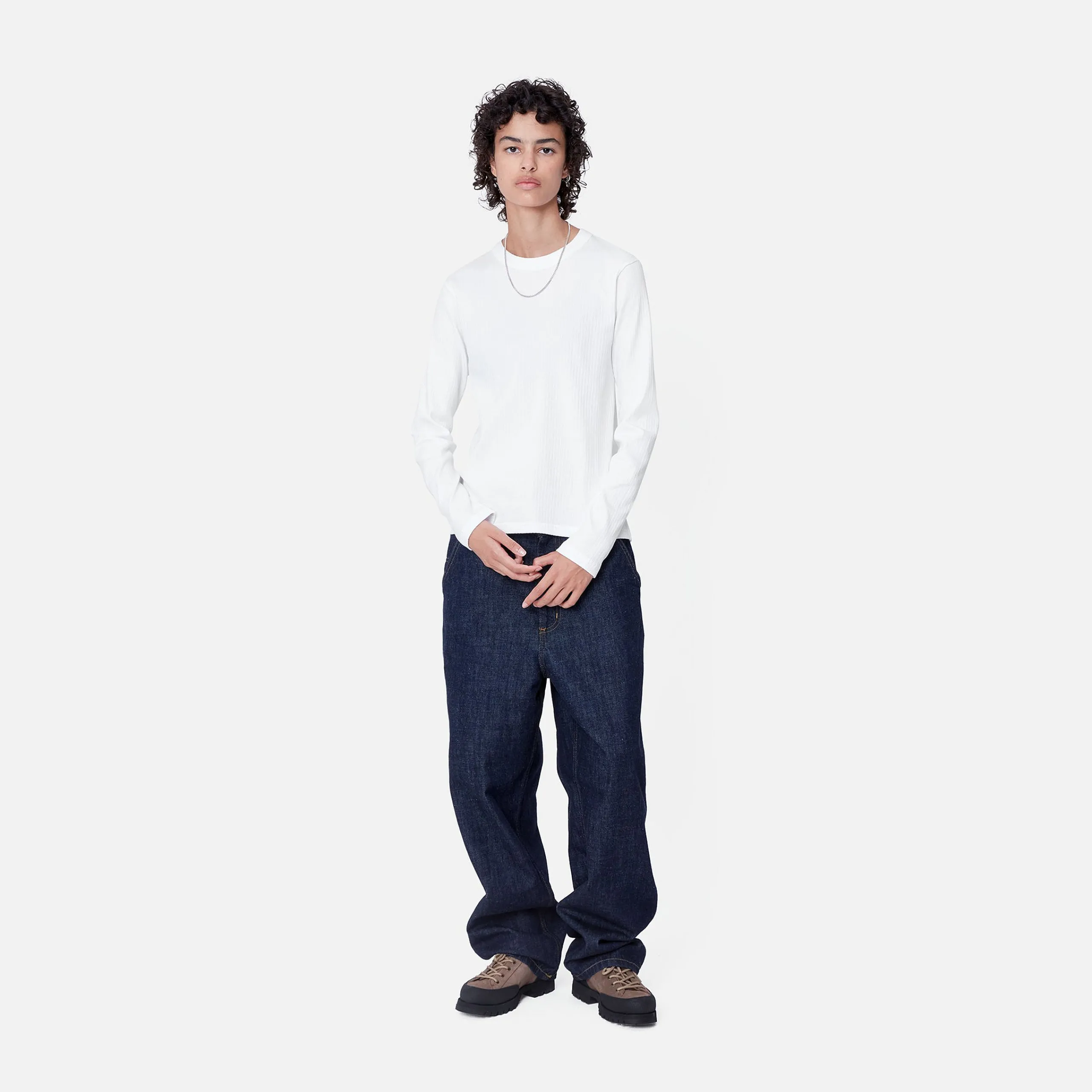 T-Shirts>Carhartt WIP W' L/S Serena T-Shirt White