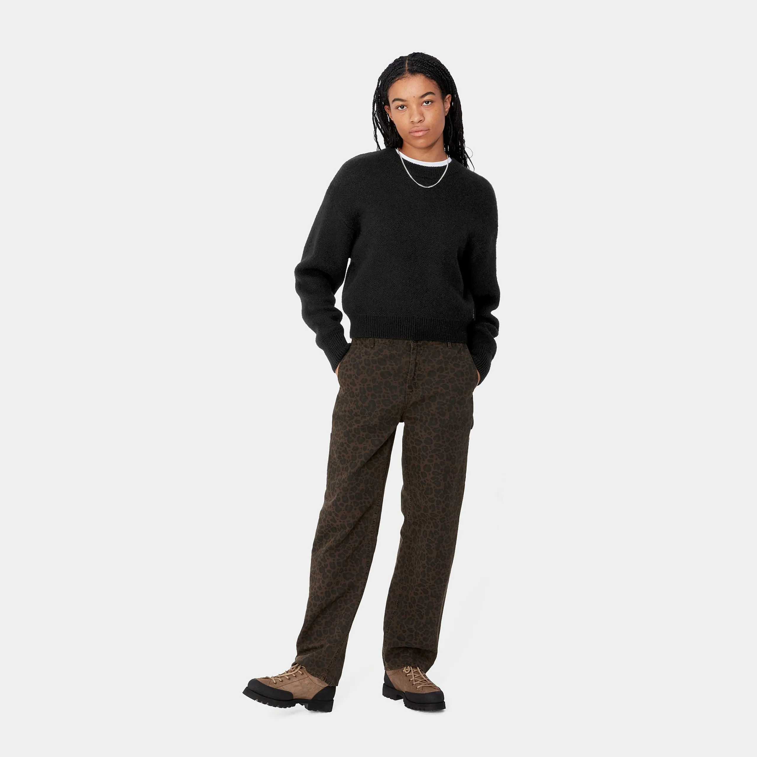 Strick>Carhartt WIP W' Merton Sweater Black