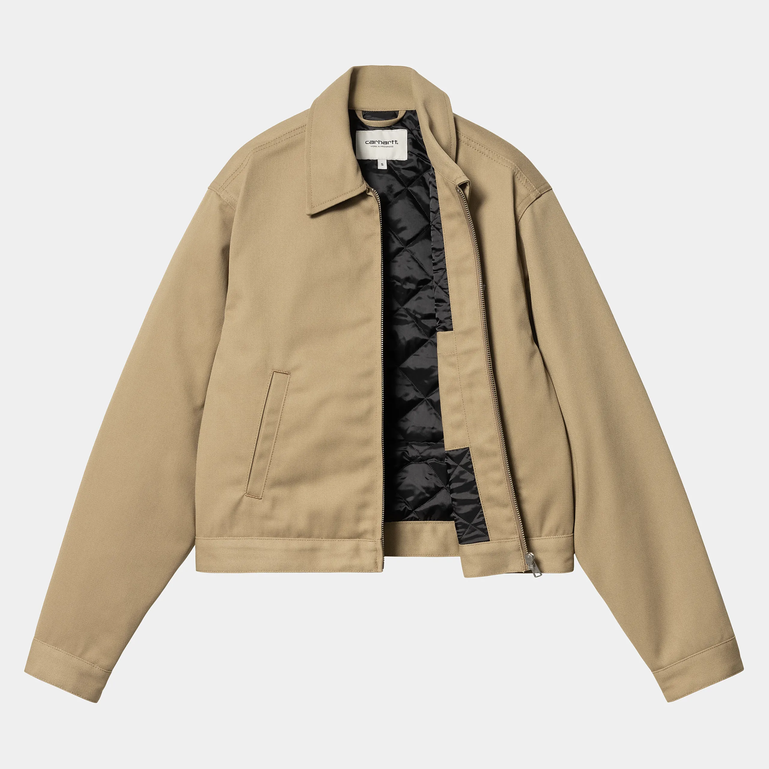 Jacken>Carhartt WIP W' Module Script Jacket Leather / White
