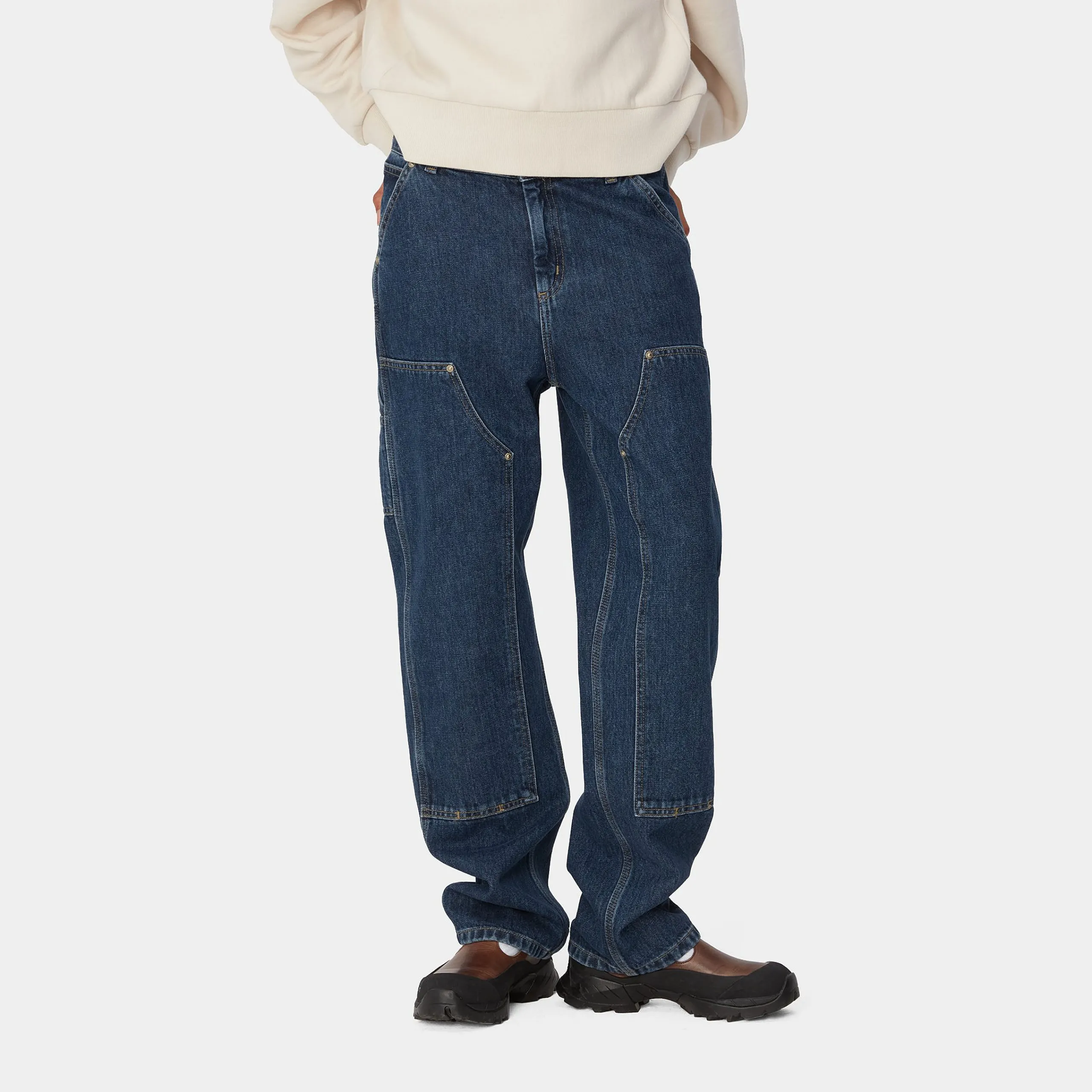 Hosen>Carhartt WIP W' Nashua Double Knee Pant Blue