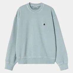 Sweats>Carhartt WIP W' Nelson Sweatshirt Dusty Ice