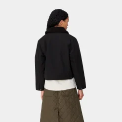 Jacken>Carhartt WIP W' Newkirk Jacket Black / Camo Leo, Tamarind
