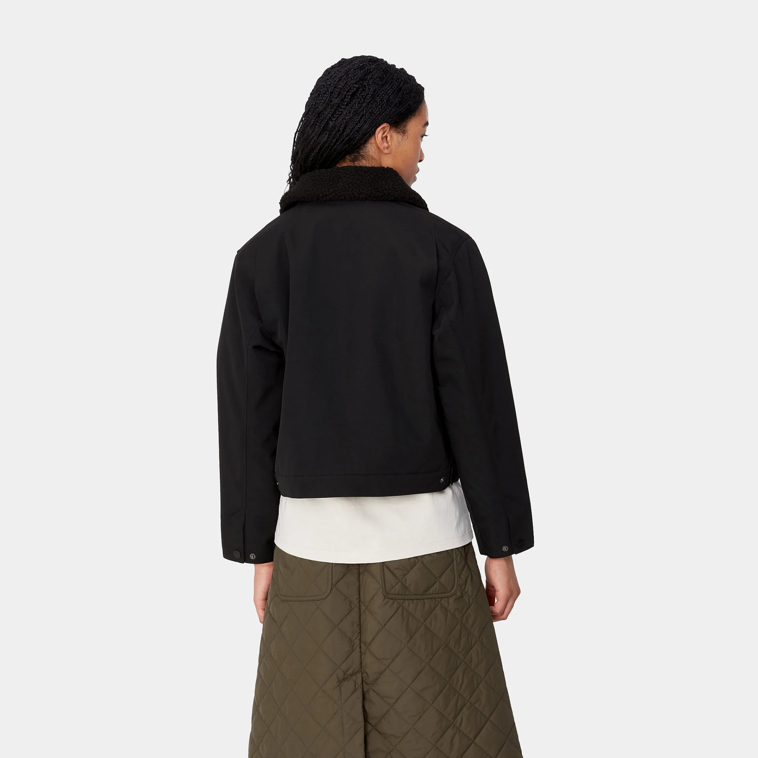 Jacken>Carhartt WIP W' Newkirk Jacket Black / Camo Leo, Tamarind