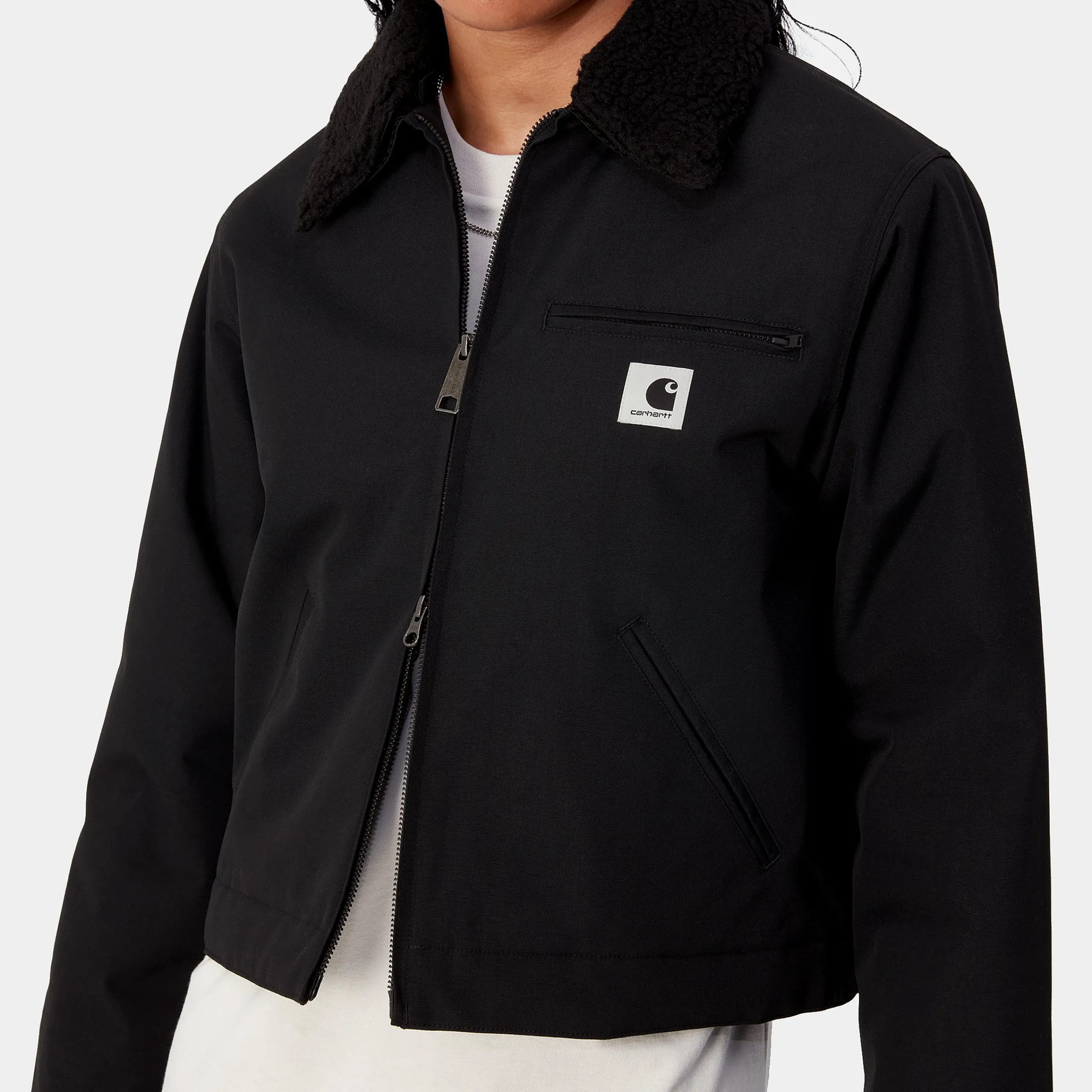 Jacken>Carhartt WIP W' Newkirk Jacket Black / Camo Leo, Tamarind