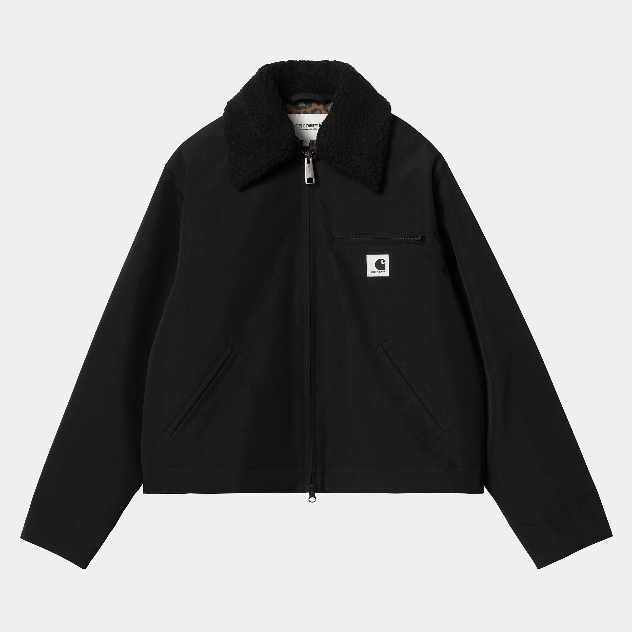 Jacken>Carhartt WIP W' Newkirk Jacket Black / Camo Leo, Tamarind