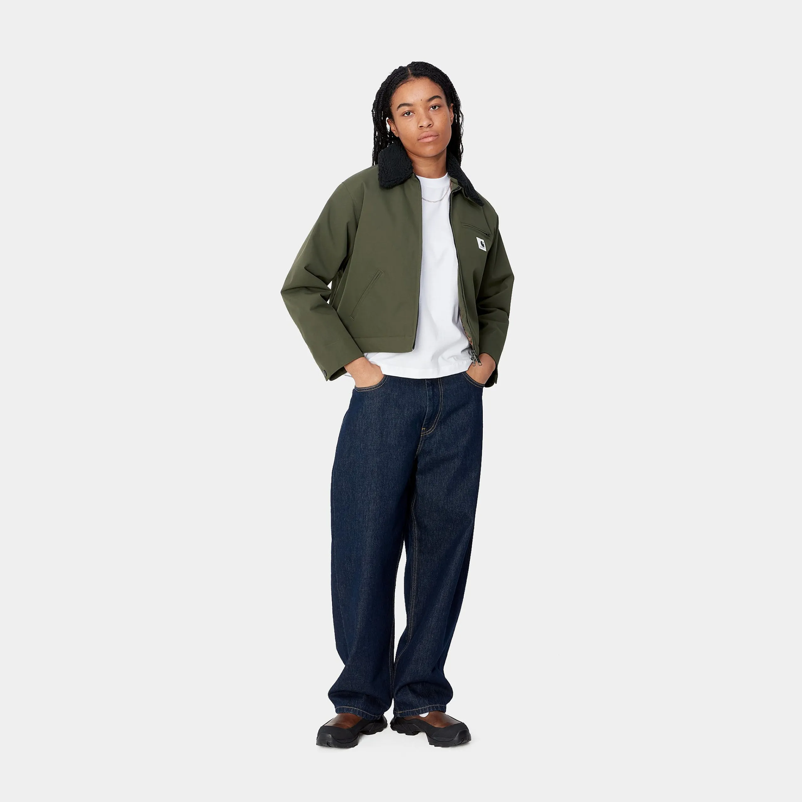 Jacken>Carhartt WIP W' Newkirk Jacket Office Green / Camo Leo, Tamarind