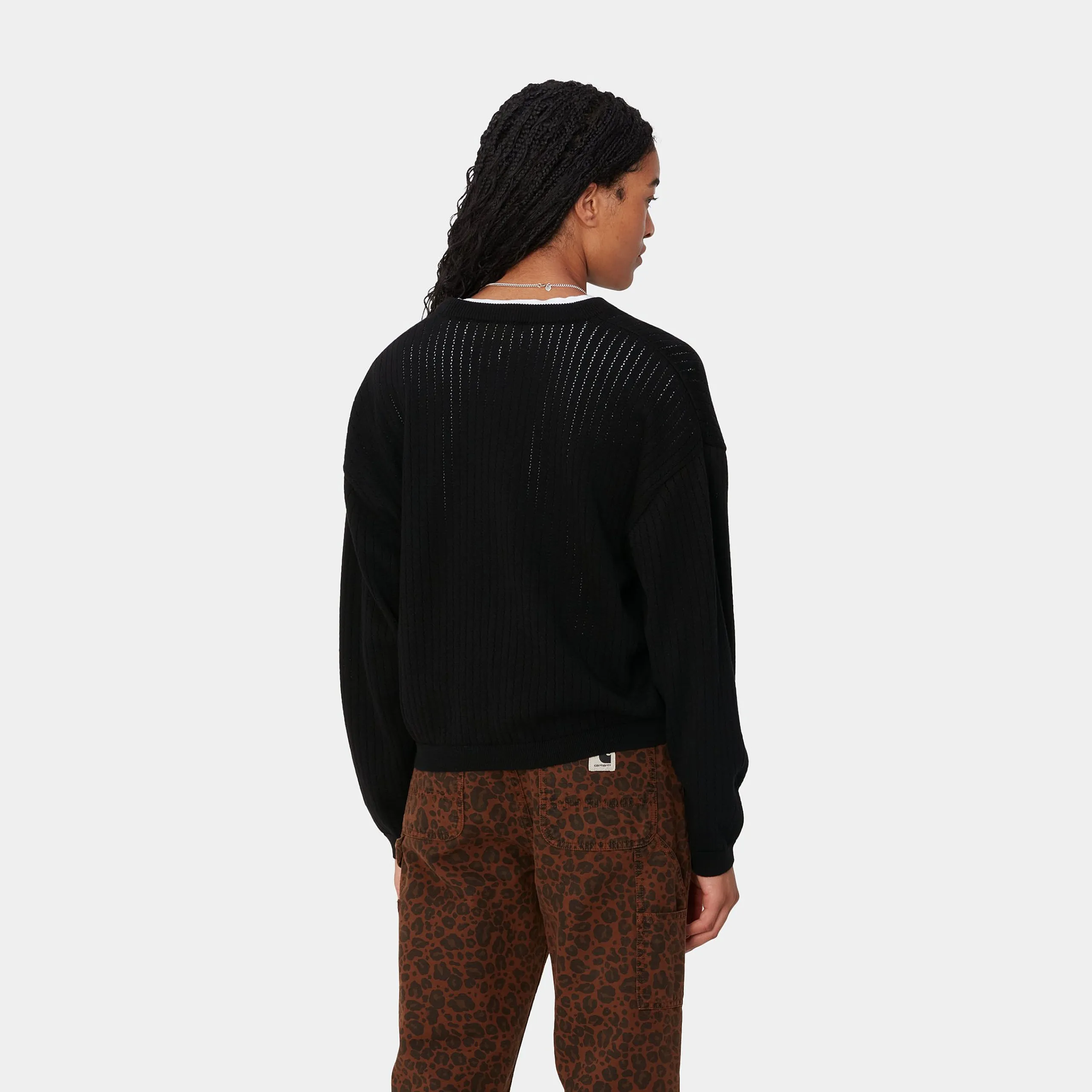 Strick>Carhartt WIP W' Norlina Sweater Black