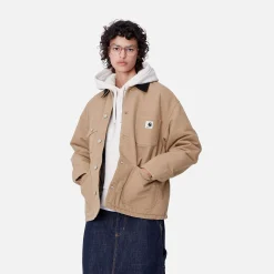 Jacken>Carhartt WIP W' OG Michigan Coat Peanut / Black