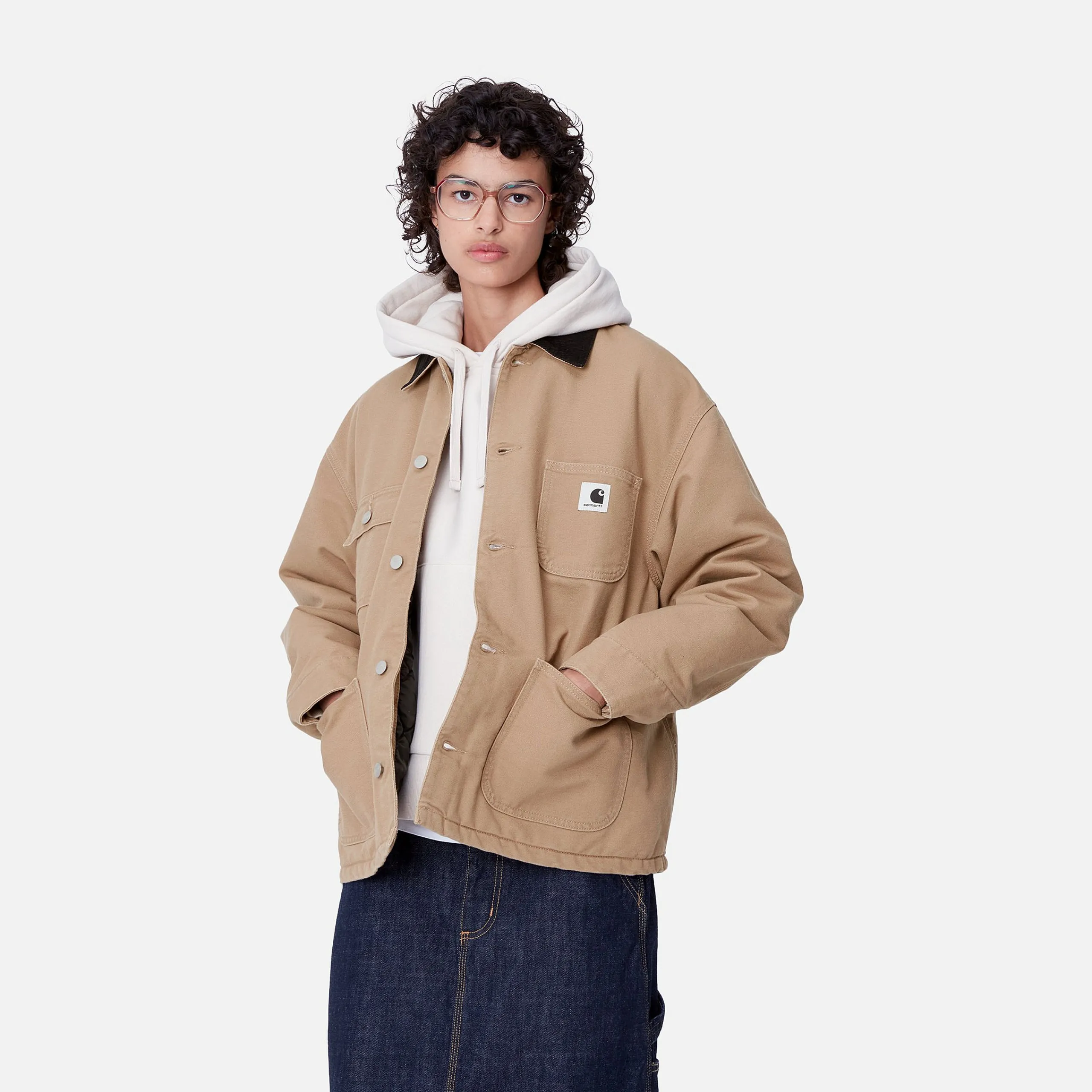 Jacken>Carhartt WIP W' OG Michigan Coat Peanut / Black