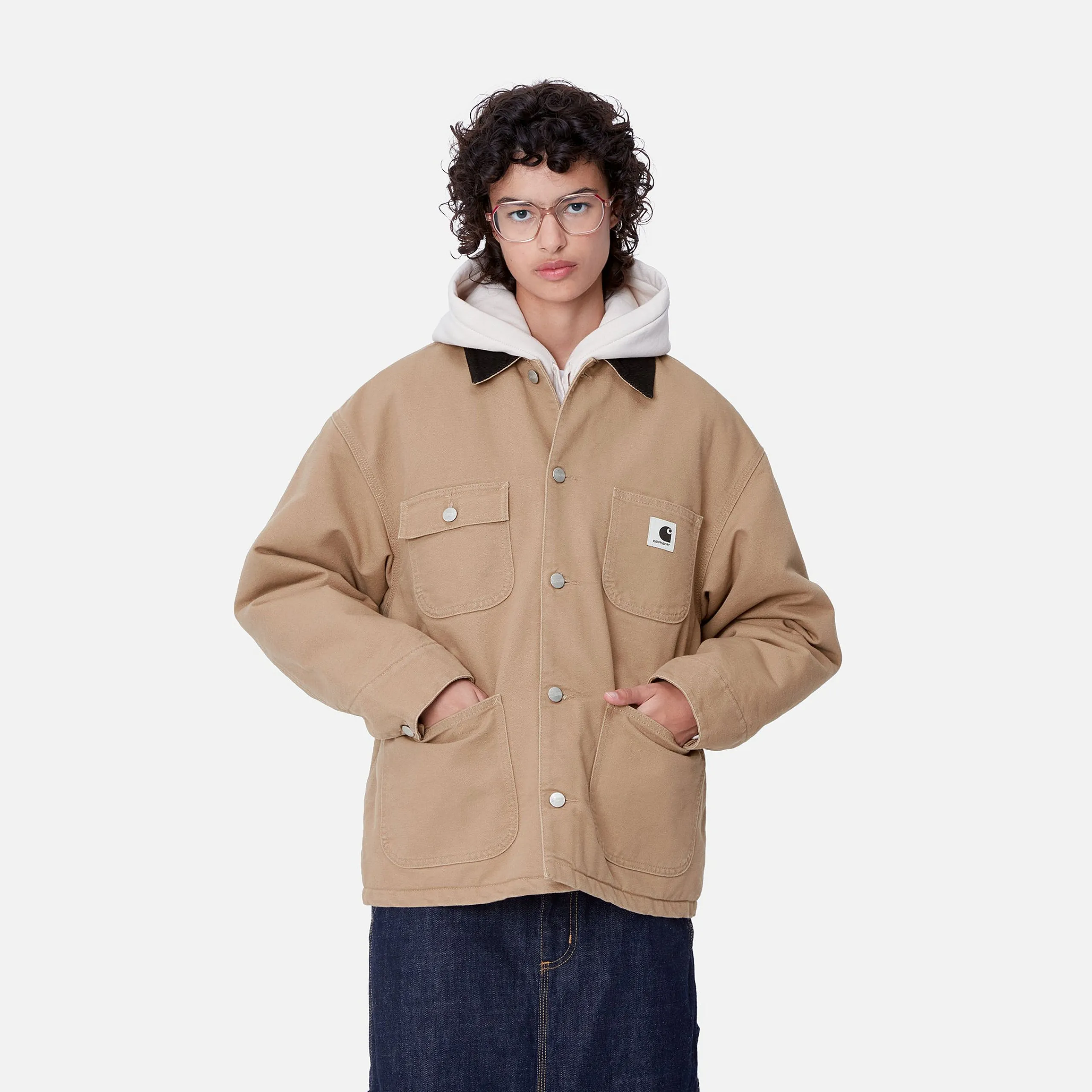 Jacken>Carhartt WIP W' OG Michigan Coat Peanut / Black