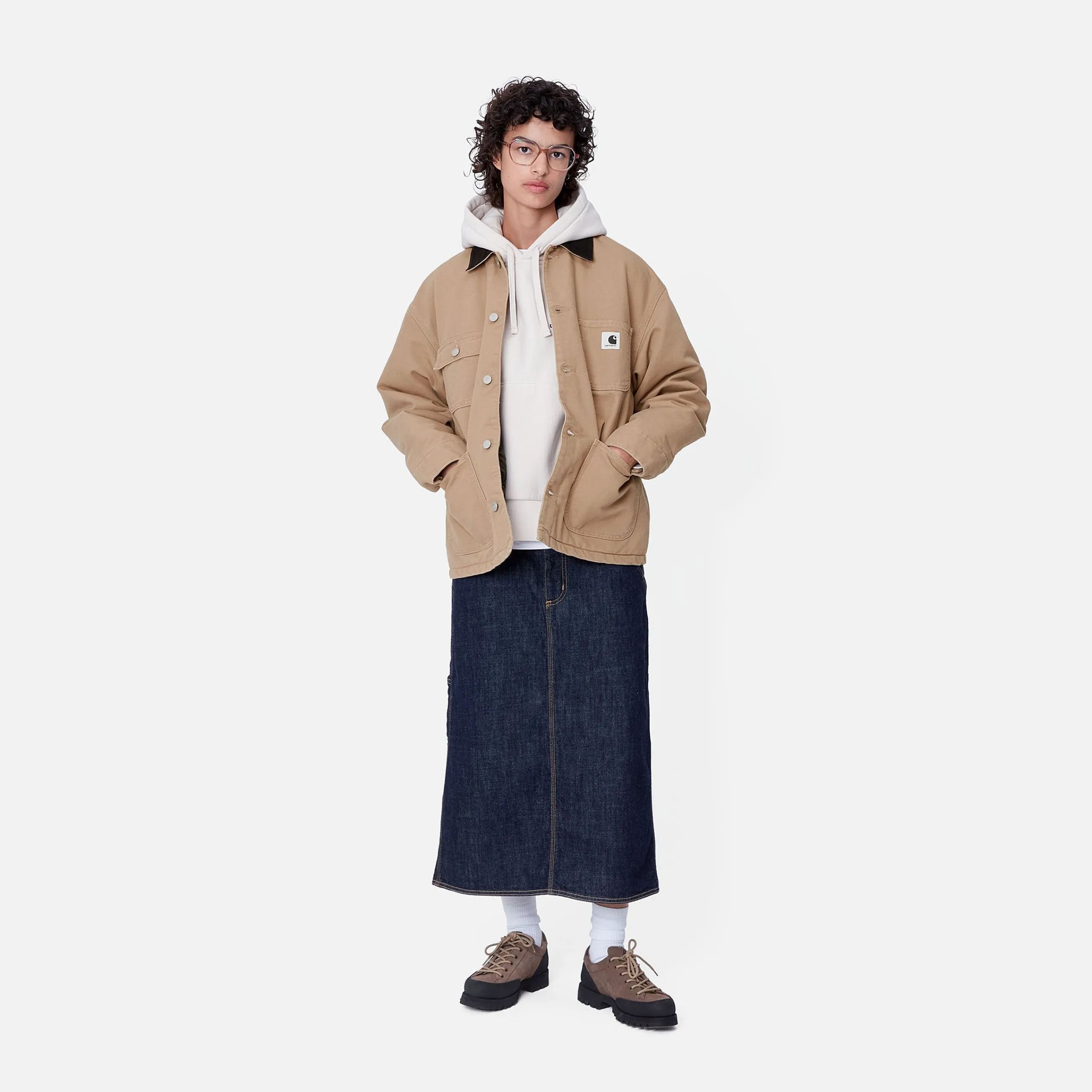 Jacken>Carhartt WIP W' OG Michigan Coat Peanut / Black