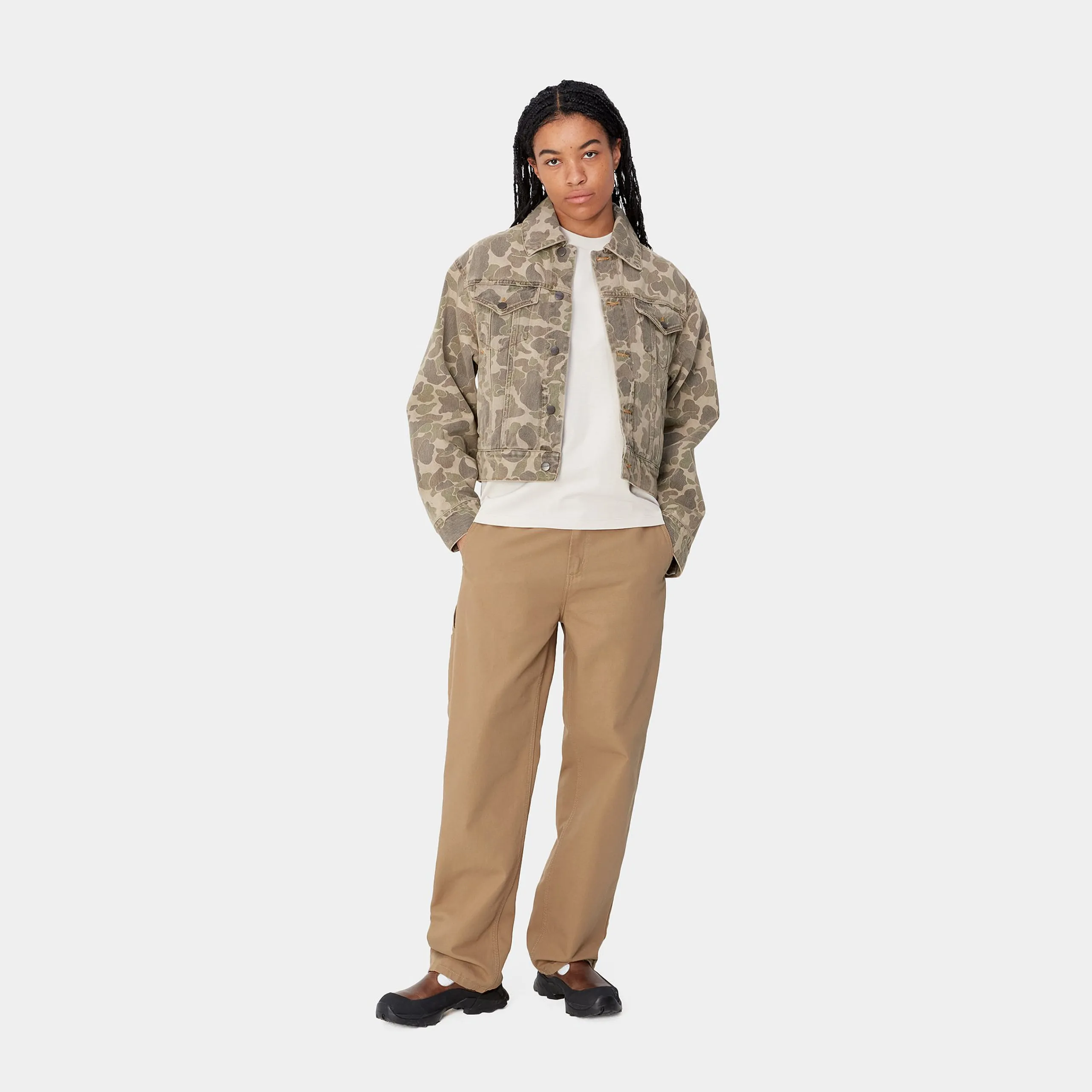 Hosen>Carhartt WIP W' Pierce Pant Straight Peanut